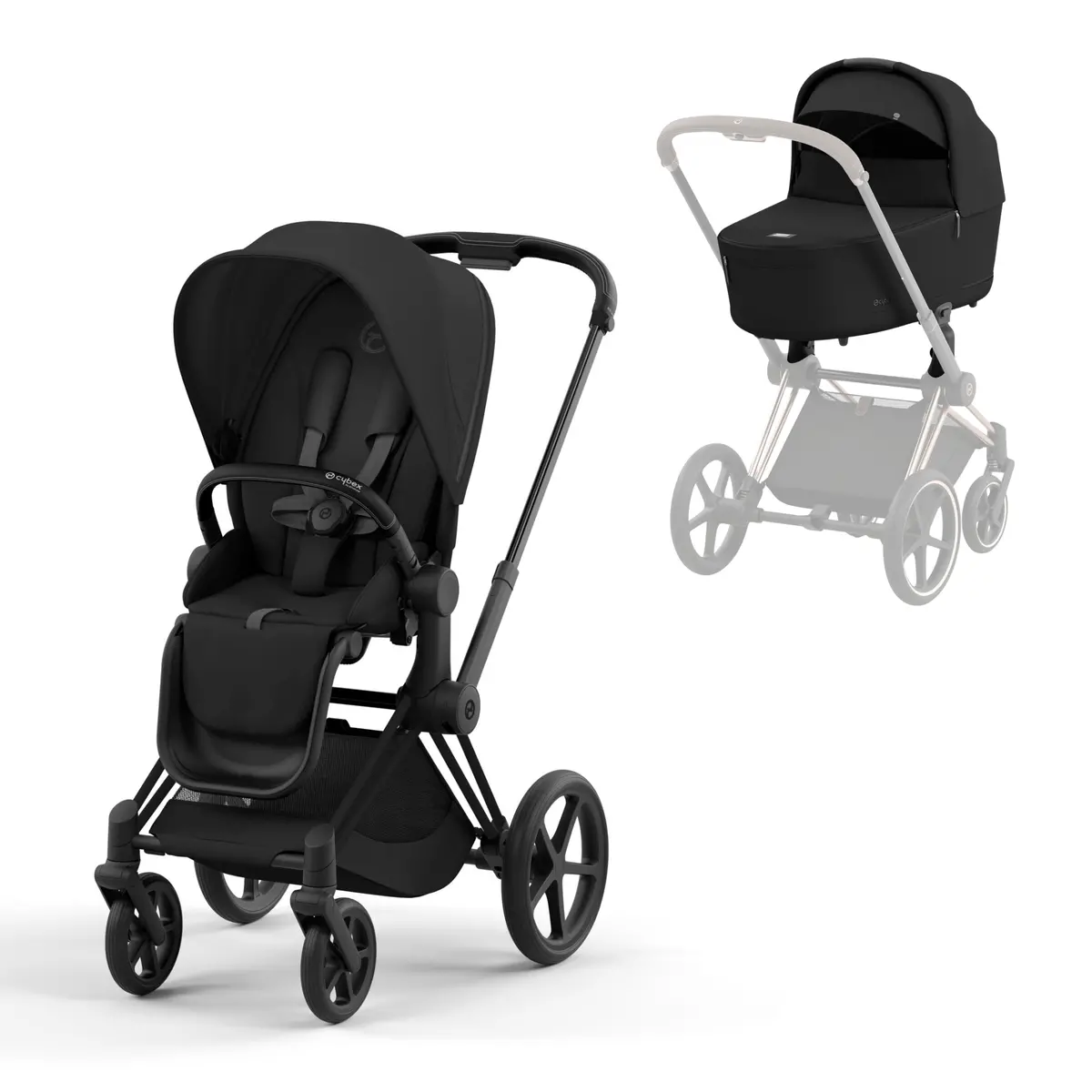 Cybex Priam & Lux Cot - Sepia Black 3