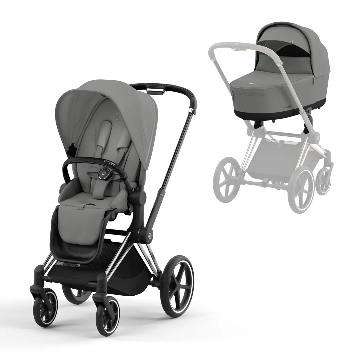 Cybex Priam & Lux Cot - Mirage Grey 1