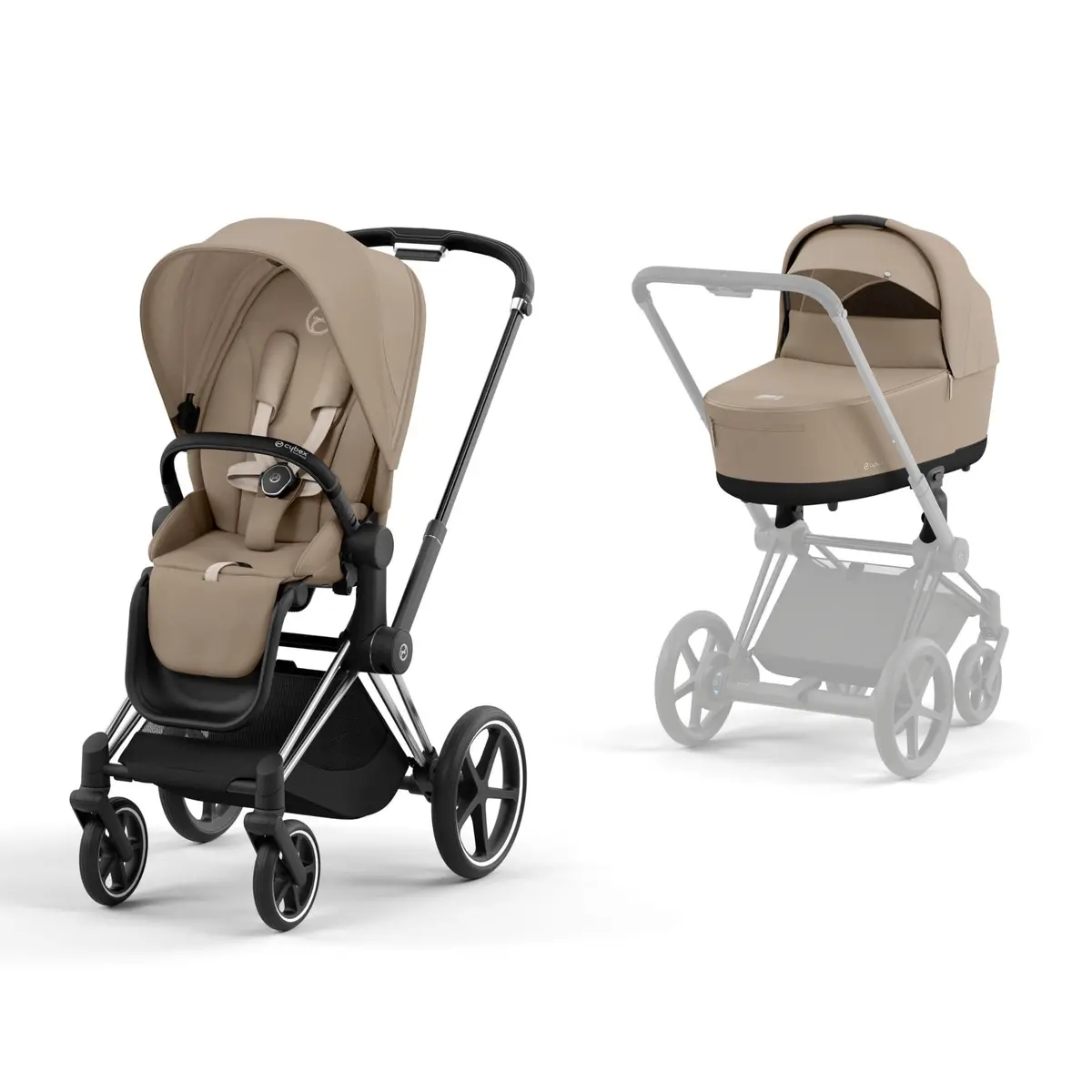 Cybex Priam & Lux Cot - Cozy Beige 1