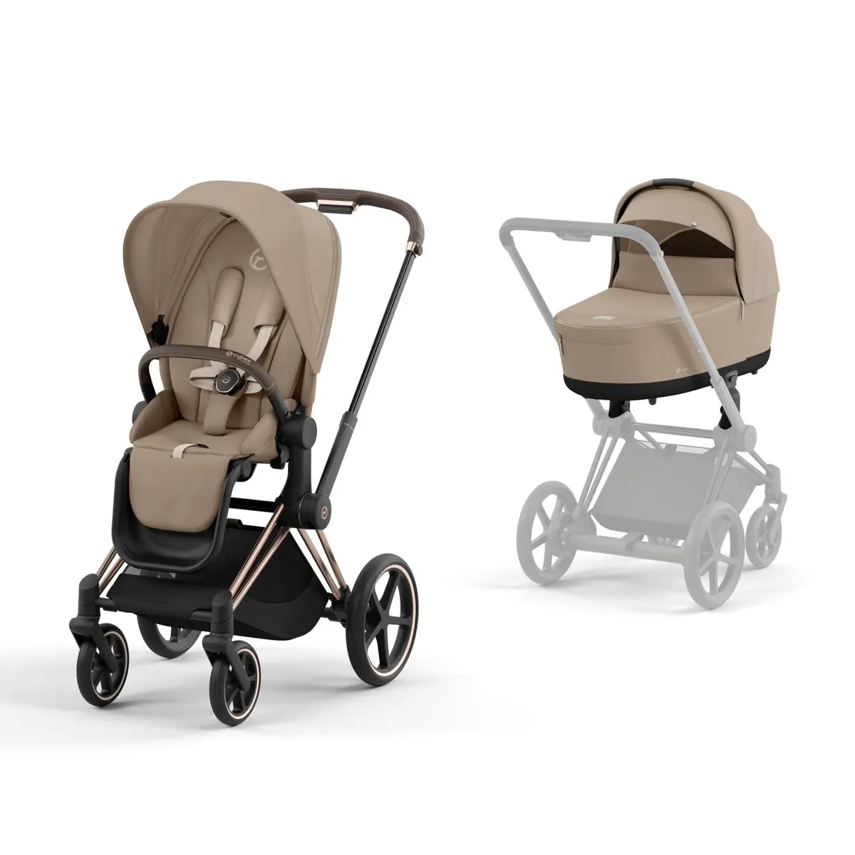 Cybex Priam & Lux Cot - Cozy Beige 4