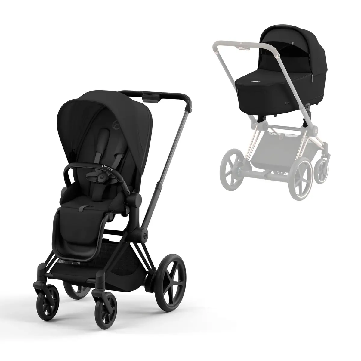 Cybex E-Priam Pram - Sepia Black 3