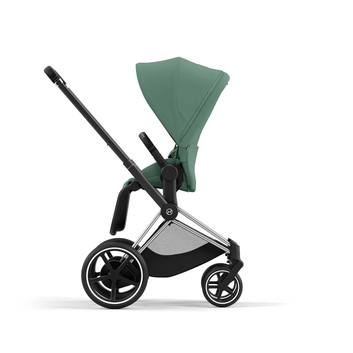 Cybex E-Priam Pram - Leaf Green 3