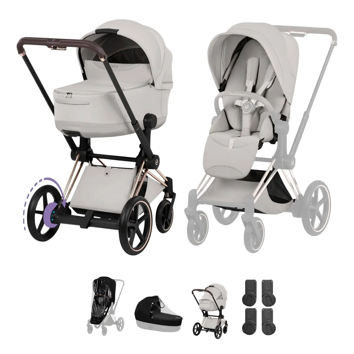 Cybex Epriam Pushchair Set - Style Collection - City Grey 1
