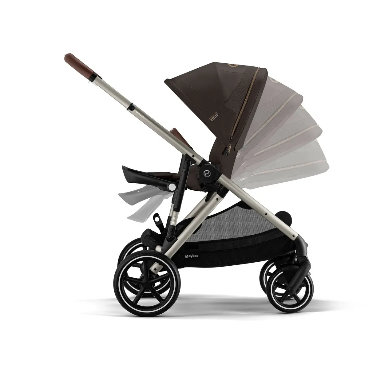 Cybex Gazelle S Essential Bundle - Taupe/Chocolate Brown 4