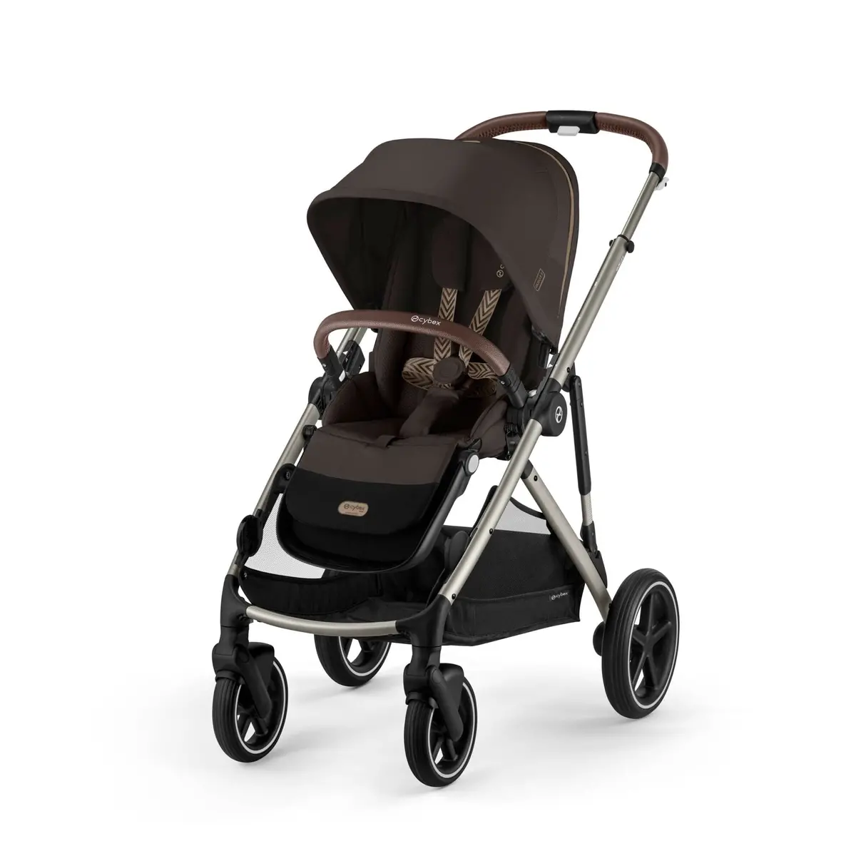 Cybex Gazelle S Essential Bundle - Taupe/Chocolate Brown 2