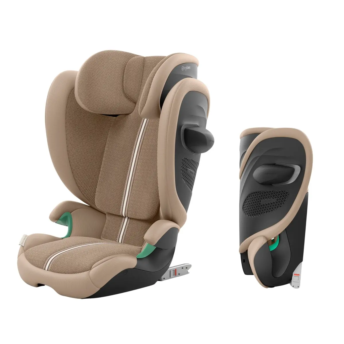 Cybex Solution G2 Plus I-Fix Highback Booster Almond Beige 1