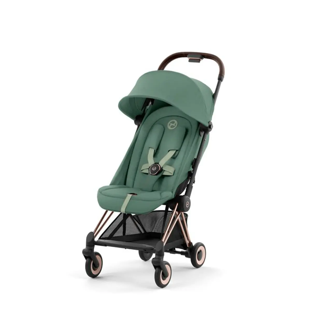Cybex Coya - Rose Gold Leaf Green 1