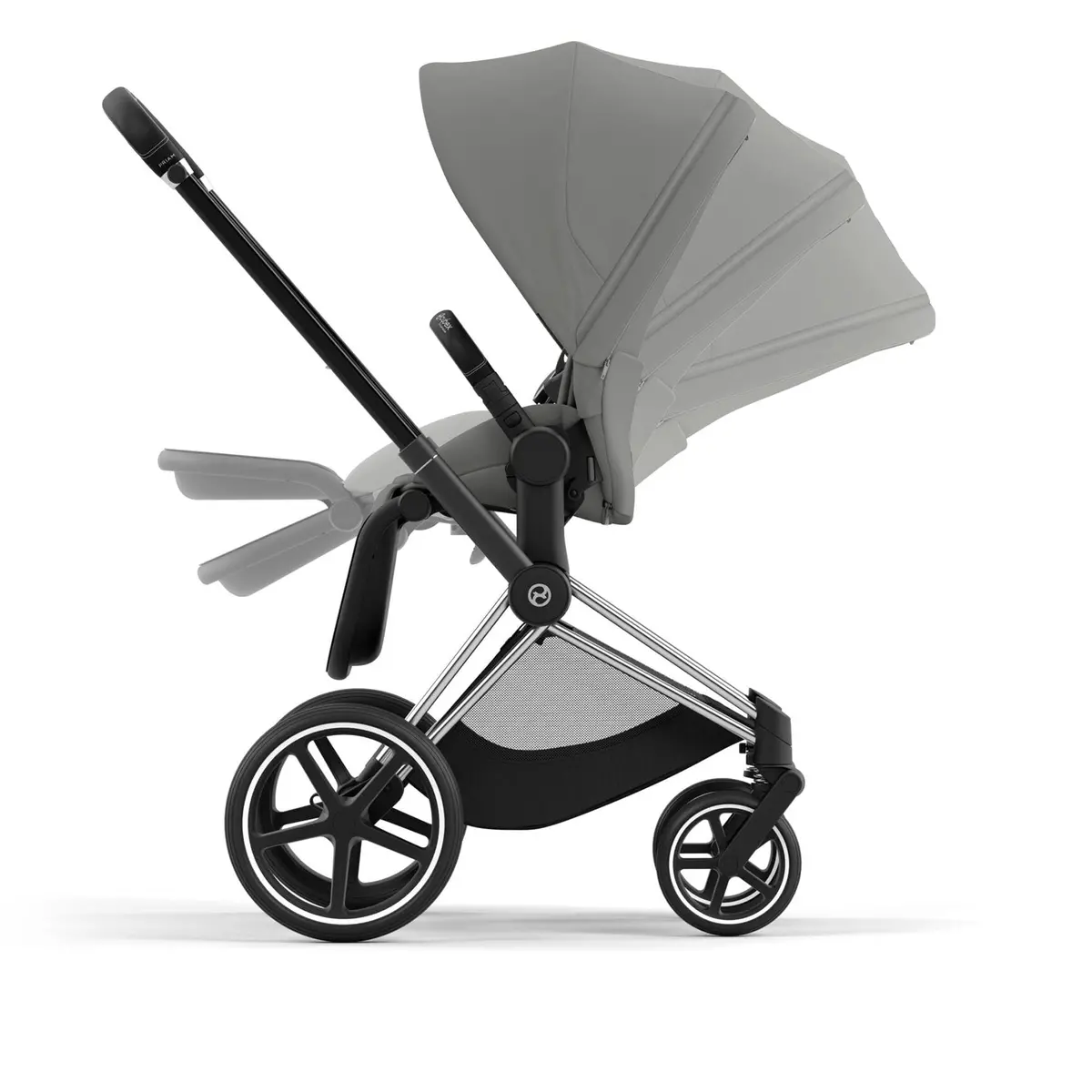 Cybex Priam Cloud T Travel System - Mirage Grey 4