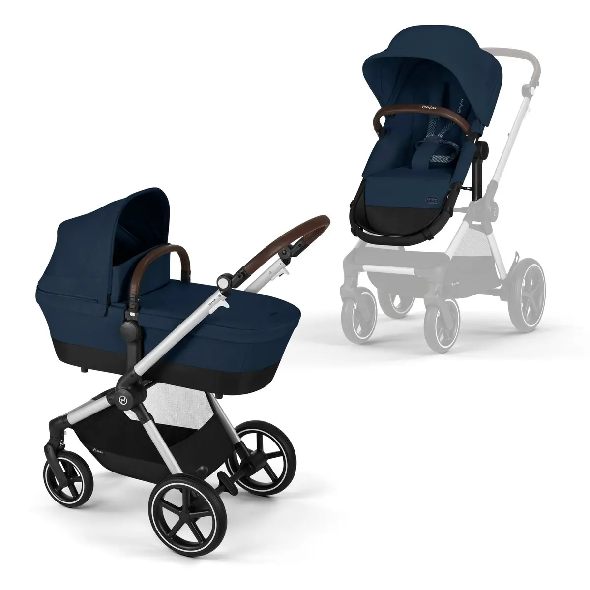 Cybex Eos Lux Stroller - Ocean Blue 1