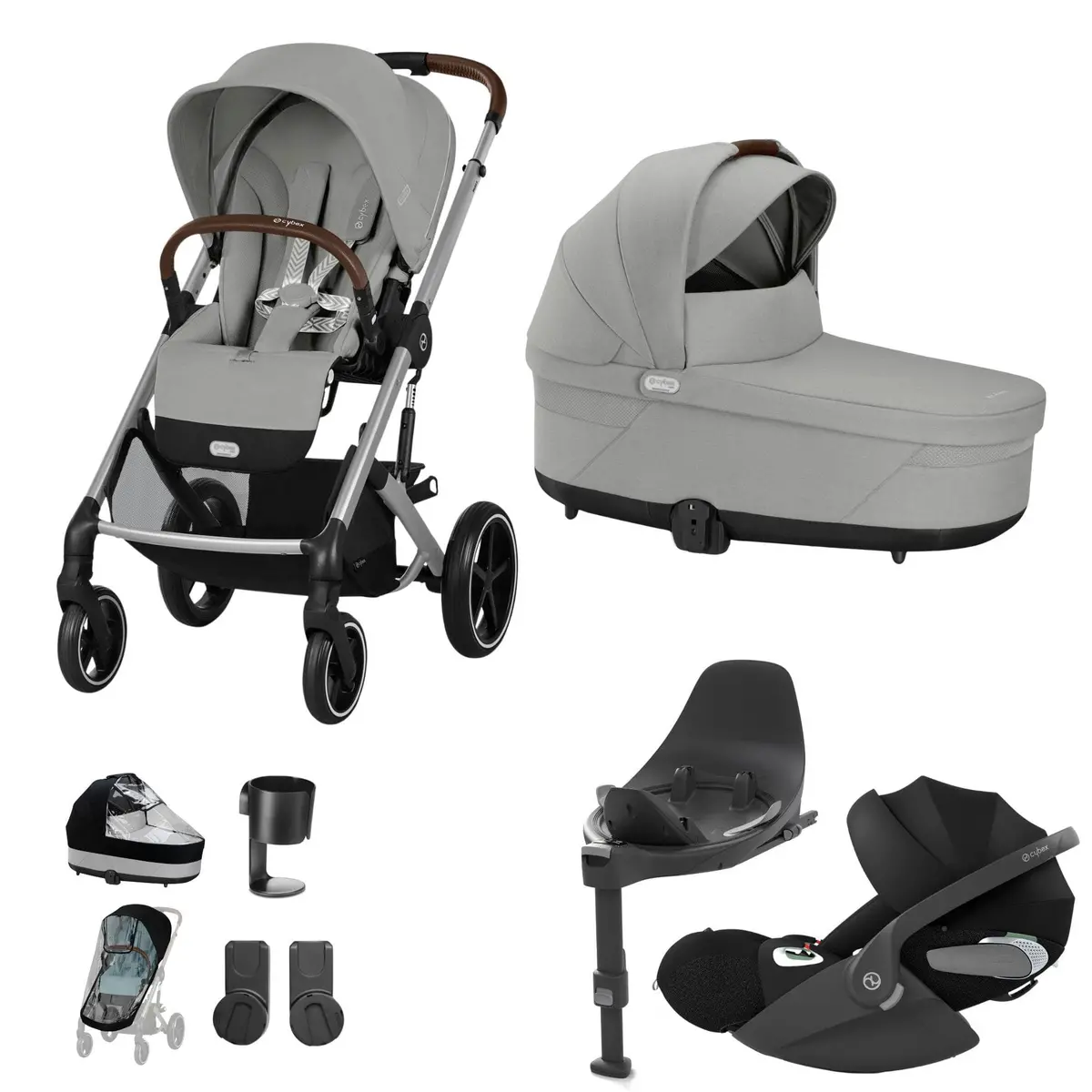 Cybex Balios S Lux Luxury Bundle - Silver/Stone Grey 6