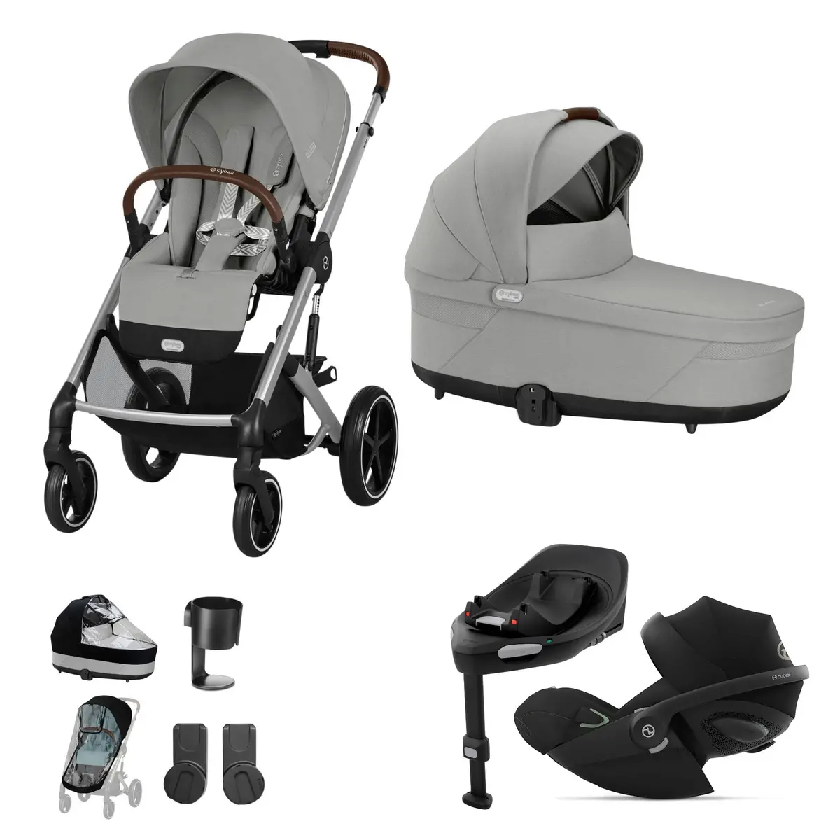 Cybex Balios S Lux Luxury Bundle - Silver/Stone Grey 3