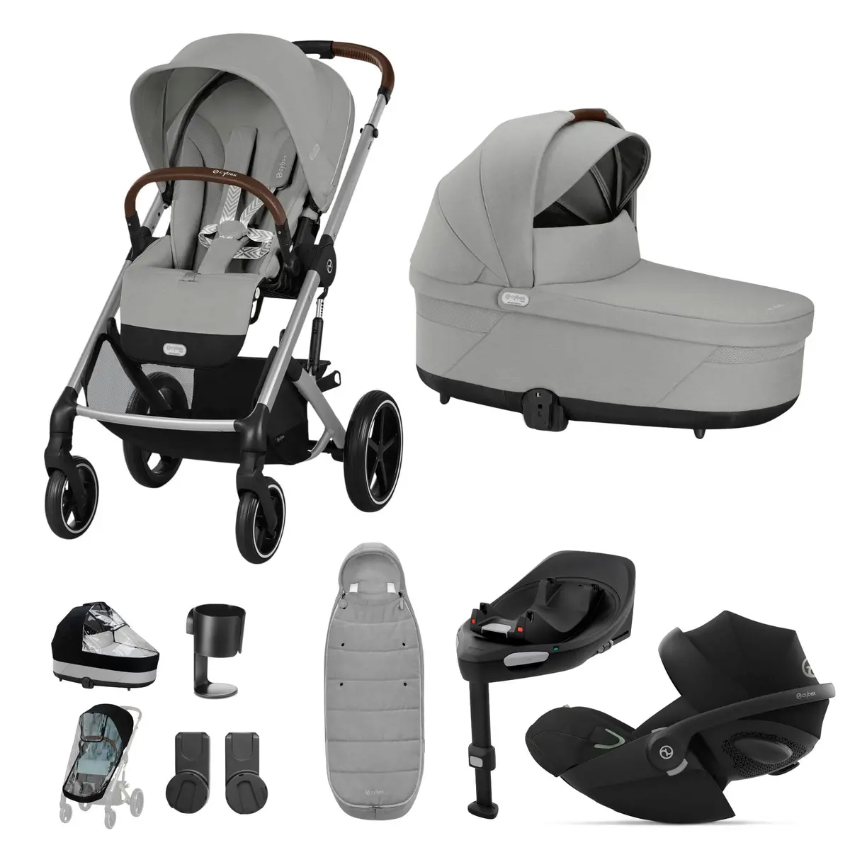 Cybex Balios S Lux Luxury Bundle - Silver/Stone Grey 2