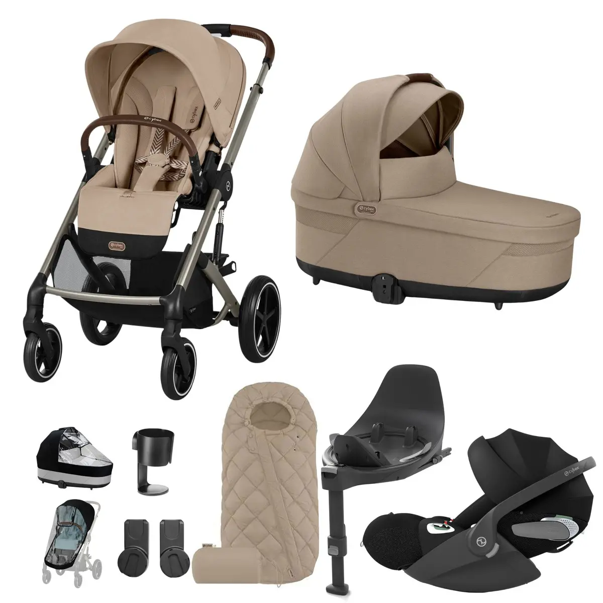Cybex Balios S Lux Luxury Bundle - Taupe/Almond Beige 4