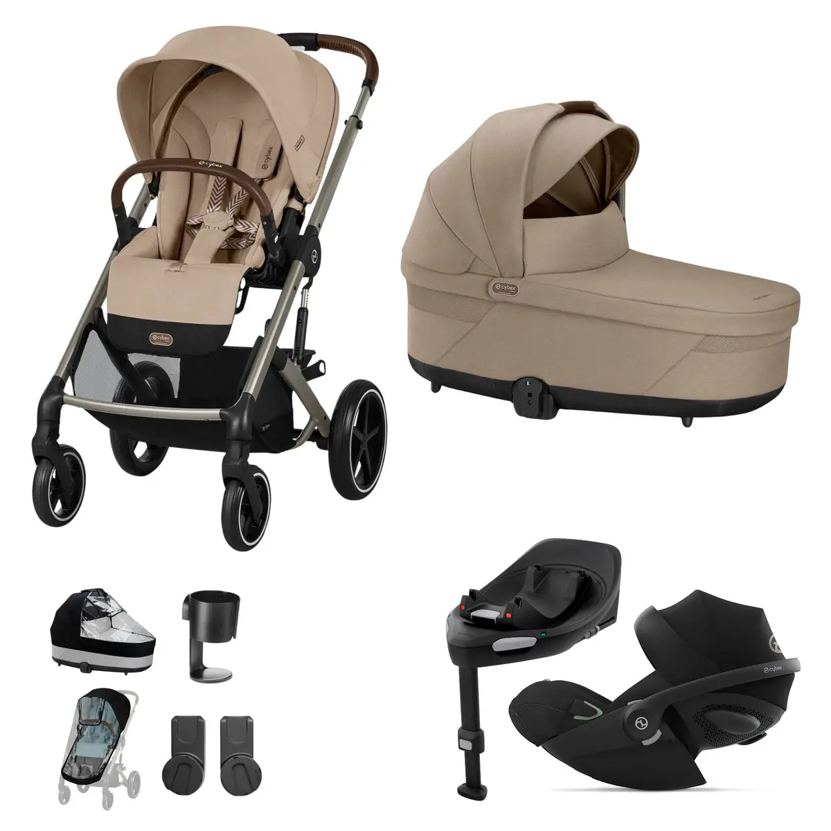 Cybex Balios S Lux Luxury Bundle - Taupe/Almond Beige 3
