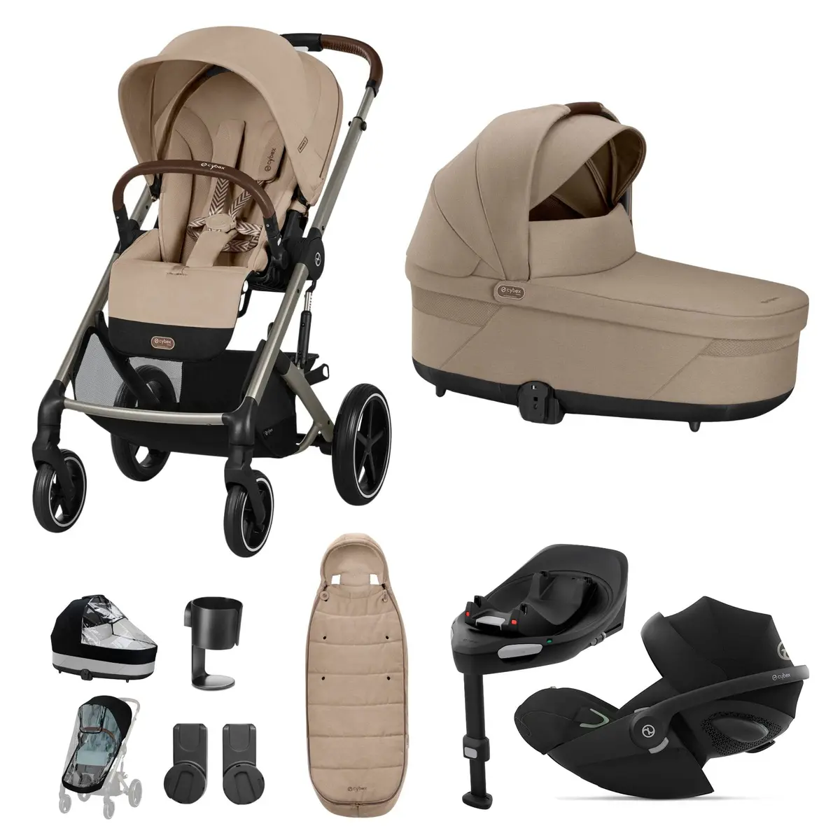 Cybex Balios S Lux Luxury Bundle - Taupe/Almond Beige 2
