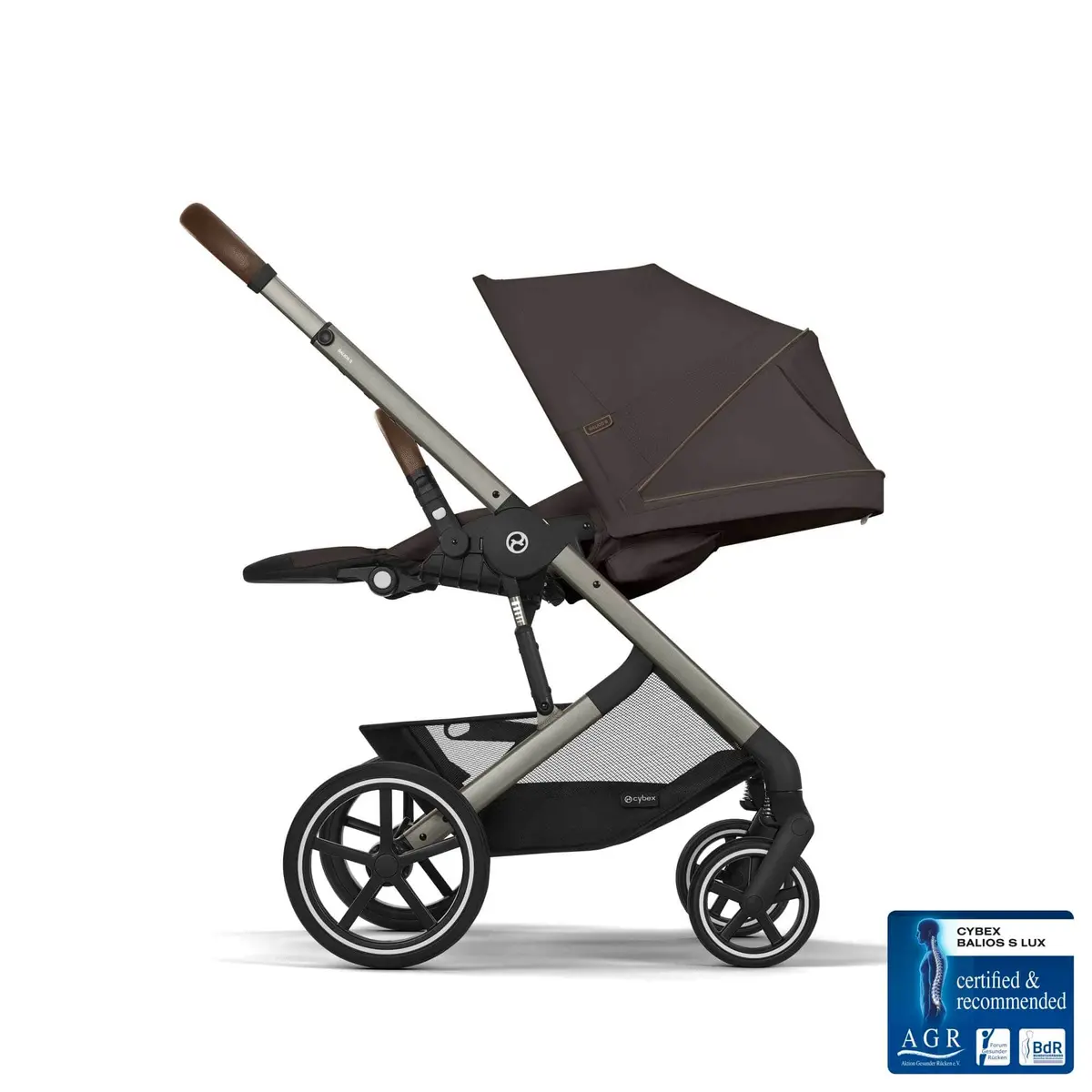 Cybex Balios S Lux Luxury Bundle - Taupe/Chocolate Brown 6