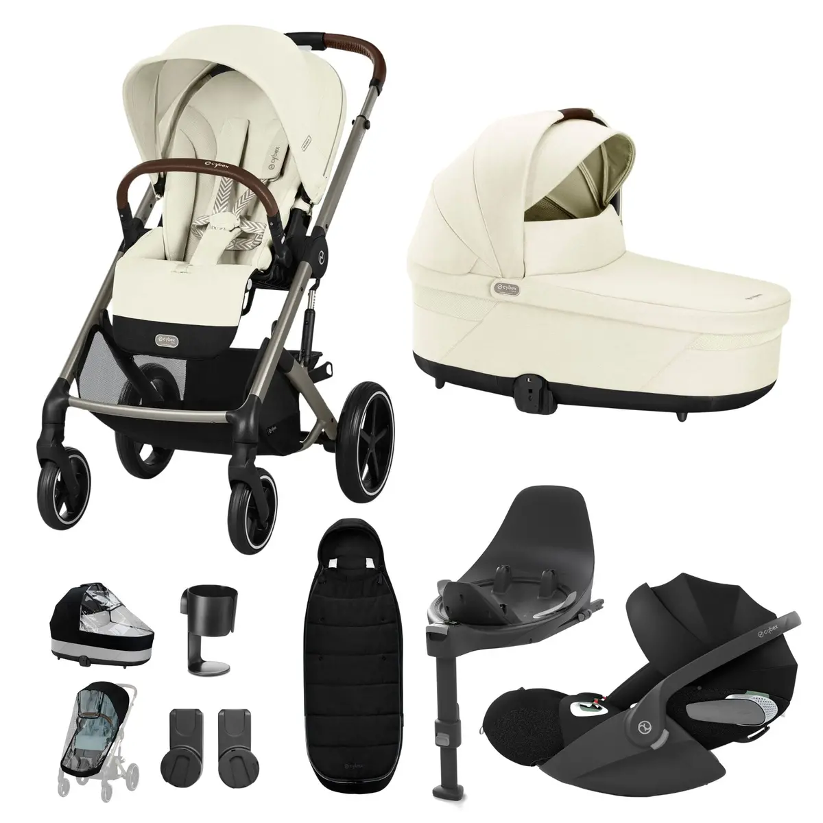 Cybex Balios S Lux Luxury Bundle - Taupe/Seashell Beige 5
