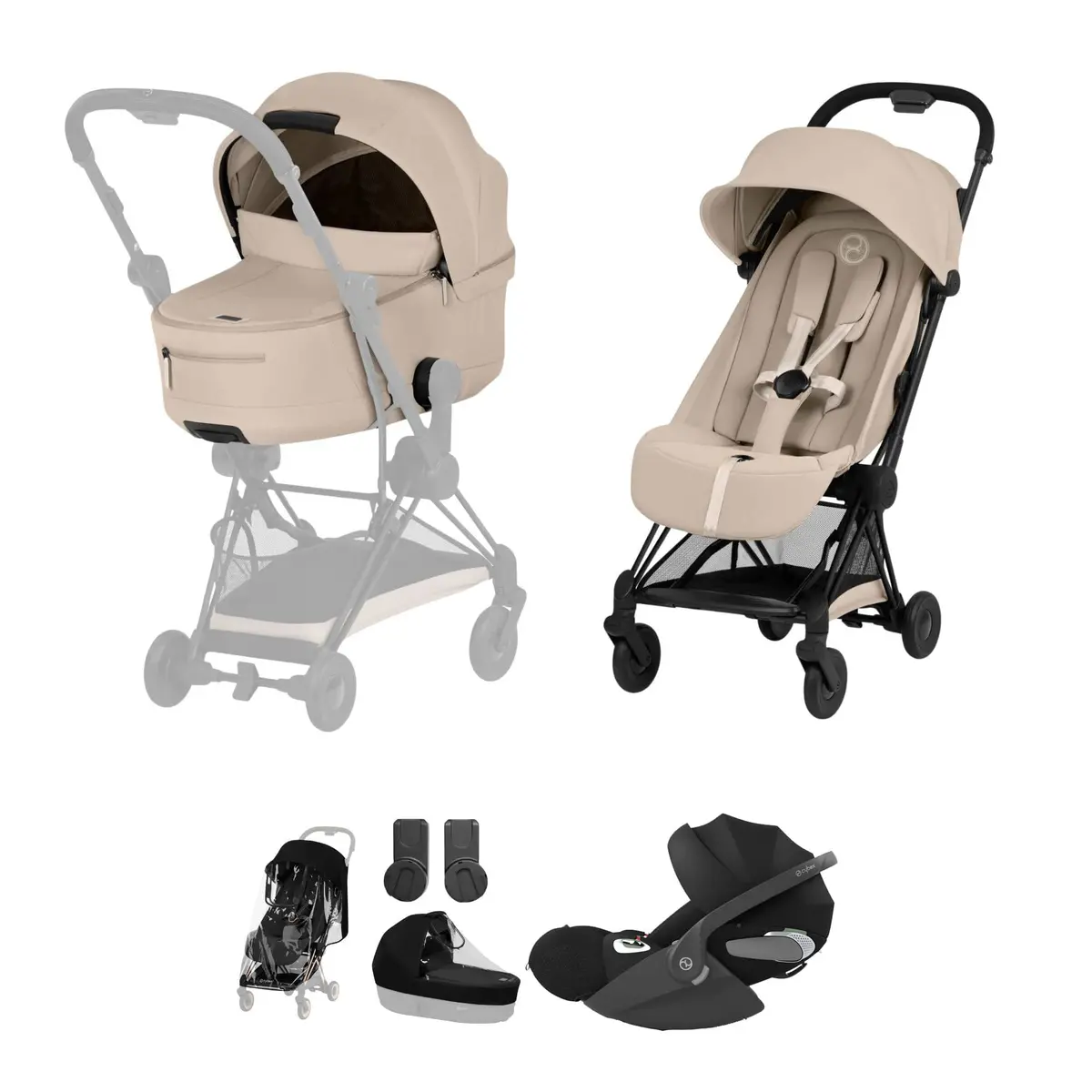 Cybex Coya Ultimate Bundle - Comfort Collection - Cozy Beige 1