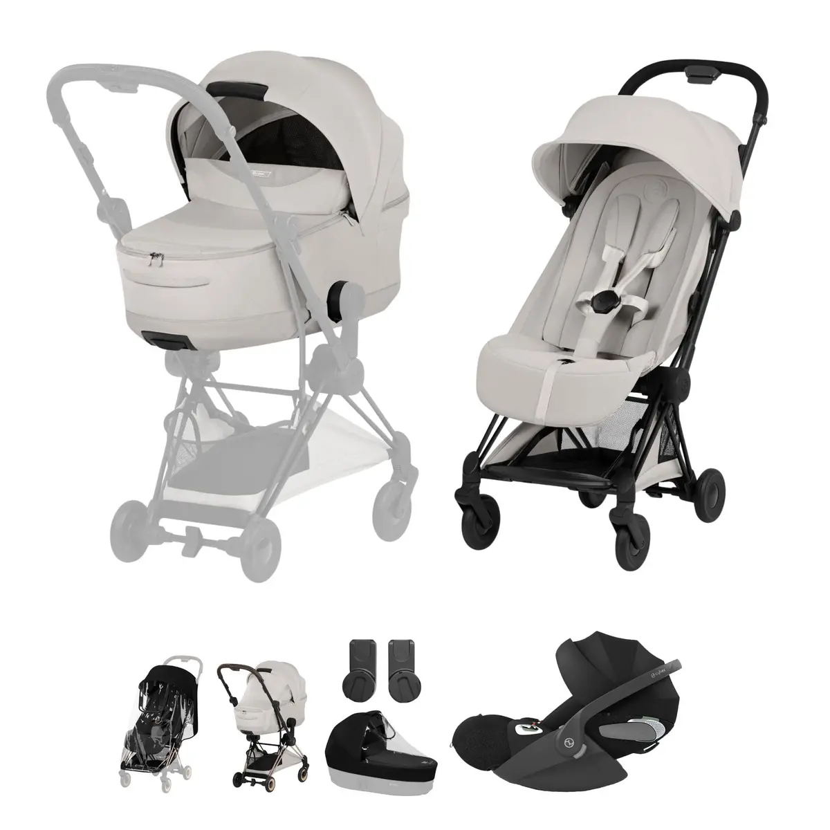 Cybex Coya Ultimate Bundle - Style Collection - City Grey 1