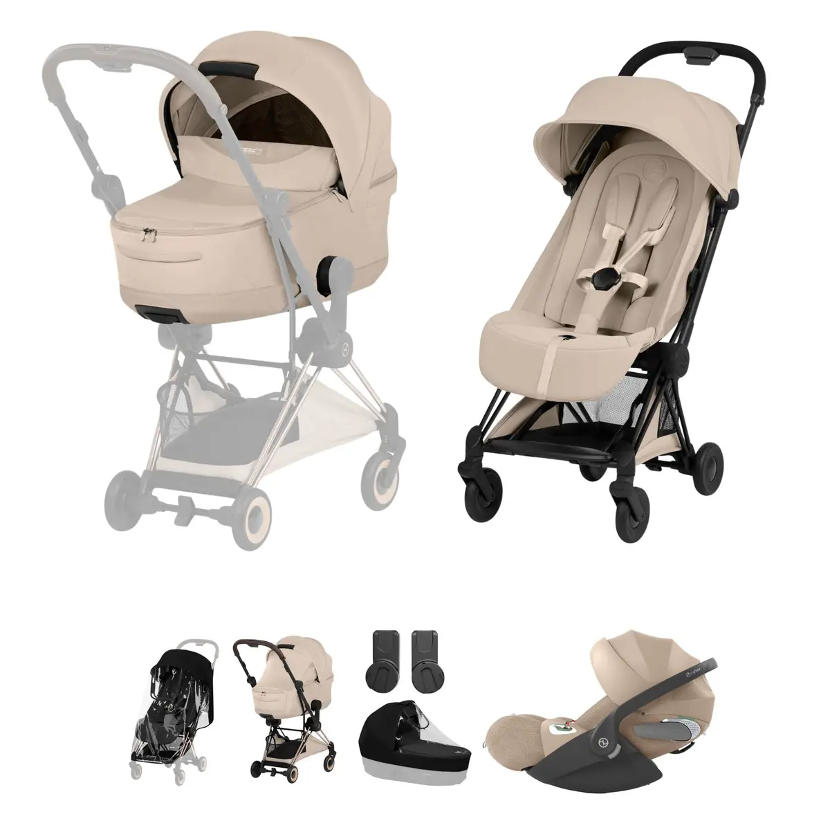 Cybex Coya Ultimate Bundle - Style Collection - Cozy Beige 2