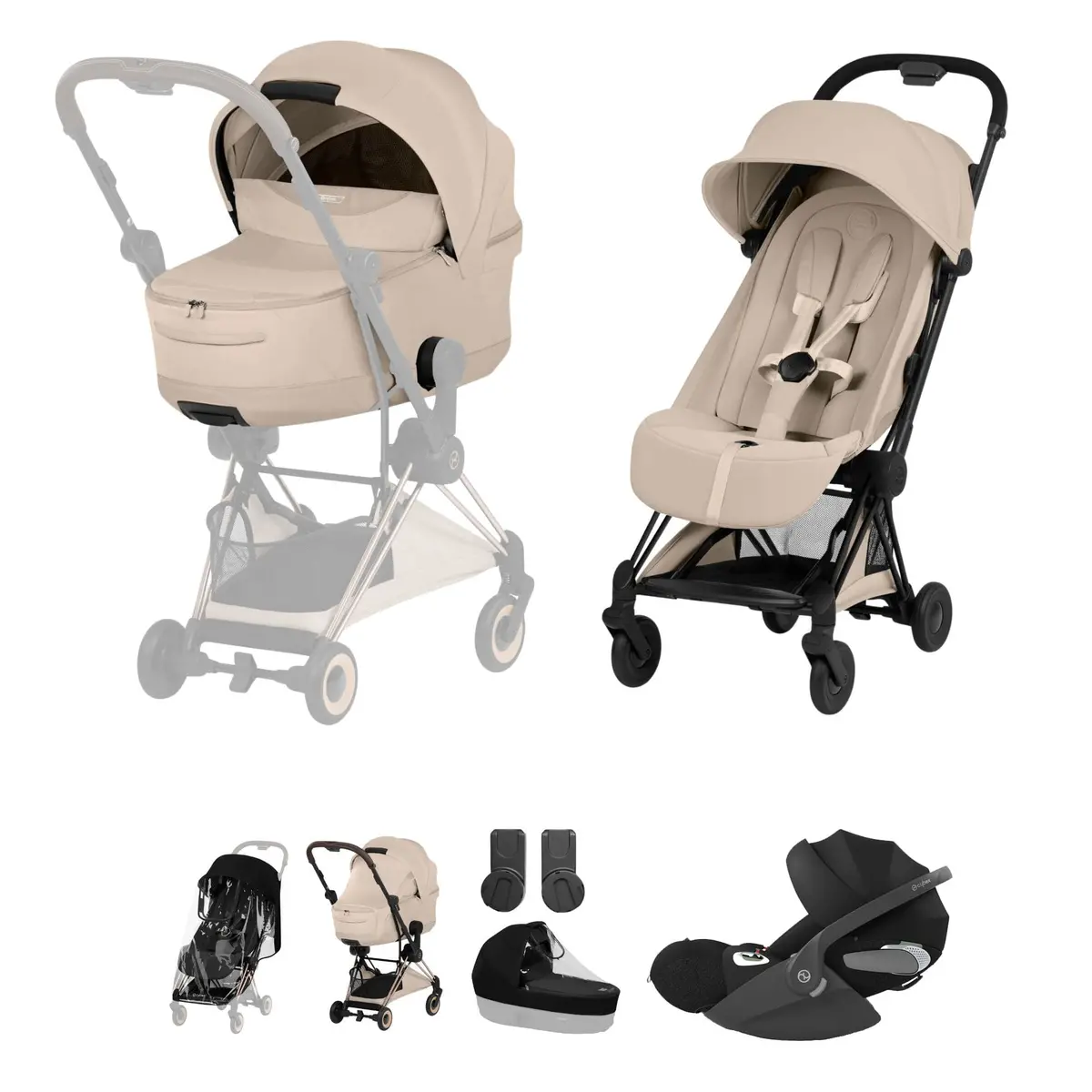 Cybex Coya Ultimate Bundle - Style Collection - Cozy Beige 1