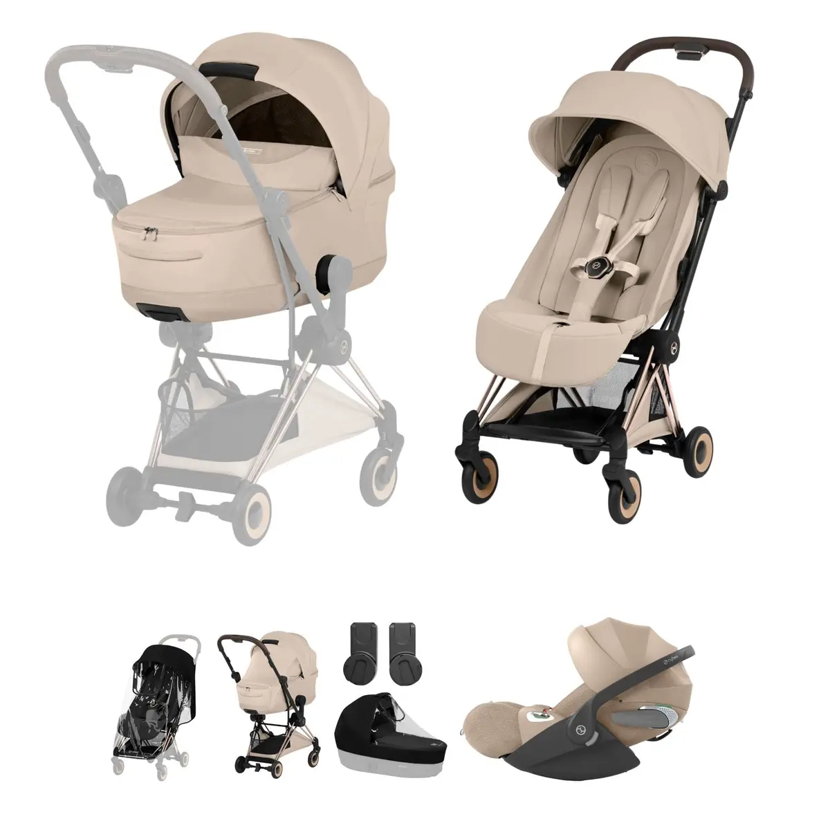 Cybex Coya Ultimate Bundle - Style Collection - Cozy Beige 4