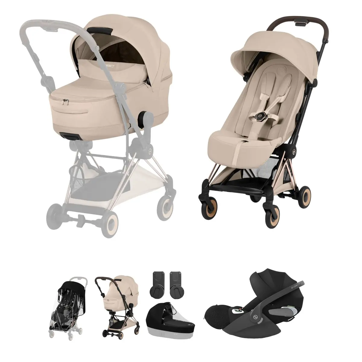 Cybex Coya Ultimate Bundle - Style Collection - Cozy Beige 3