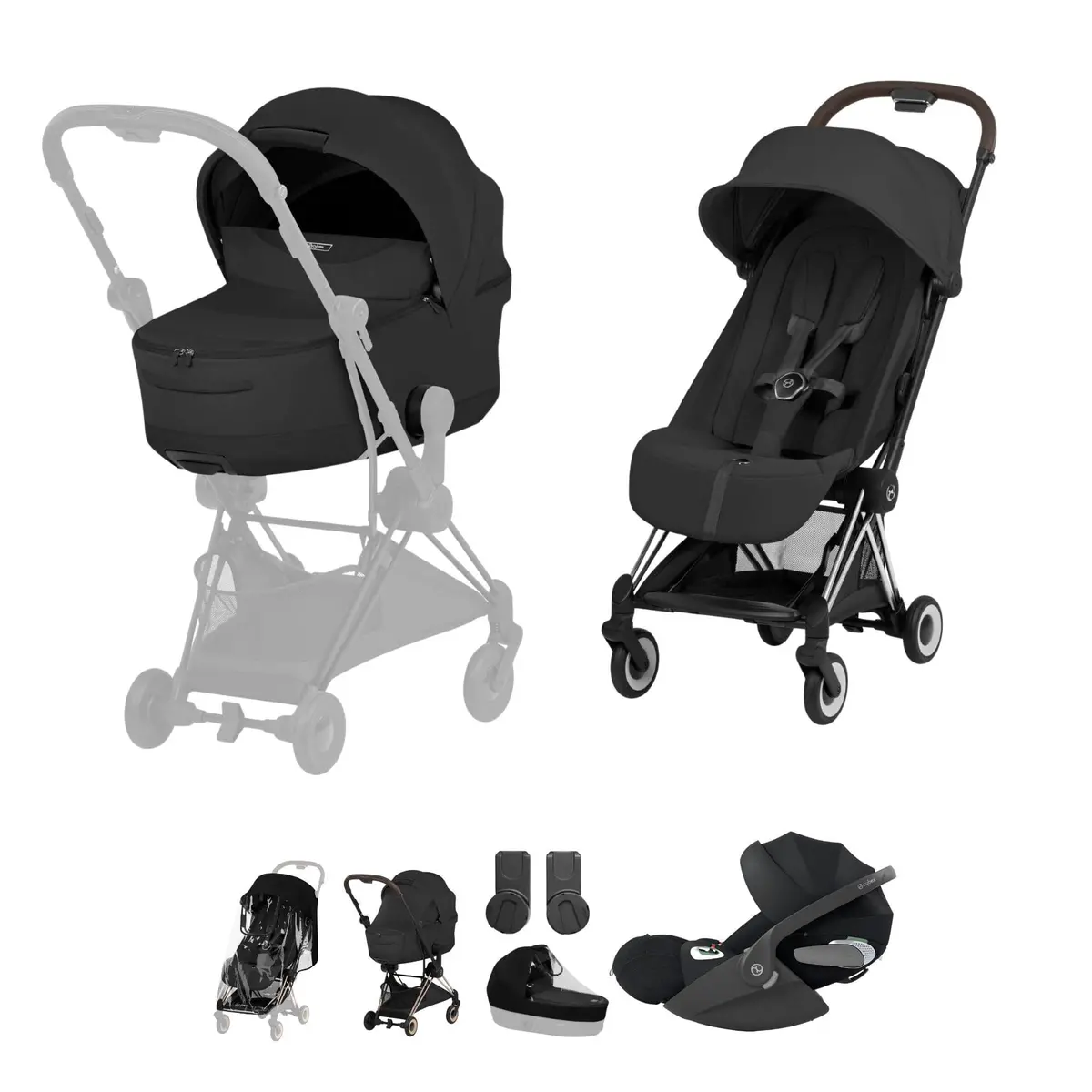 Cybex Coya Ultimate Bundle - Style Collection - Sepia Black 4