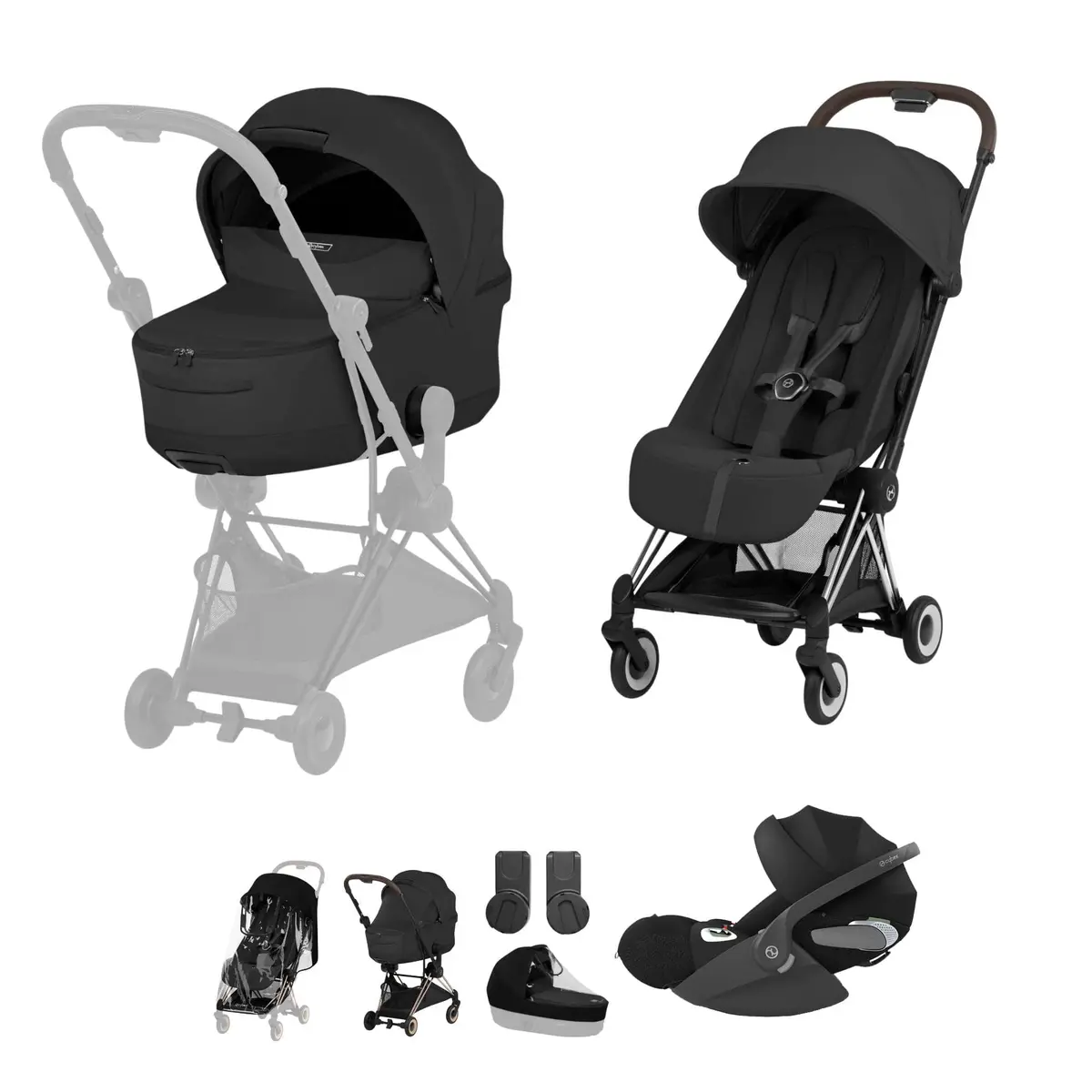 Cybex Coya Ultimate Bundle - Style Collection - Sepia Black 3