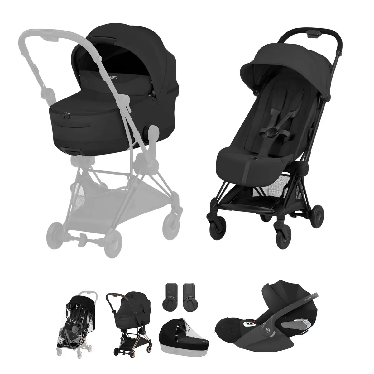 Cybex Coya Ultimate Bundle - Style Collection - Sepia Black 1