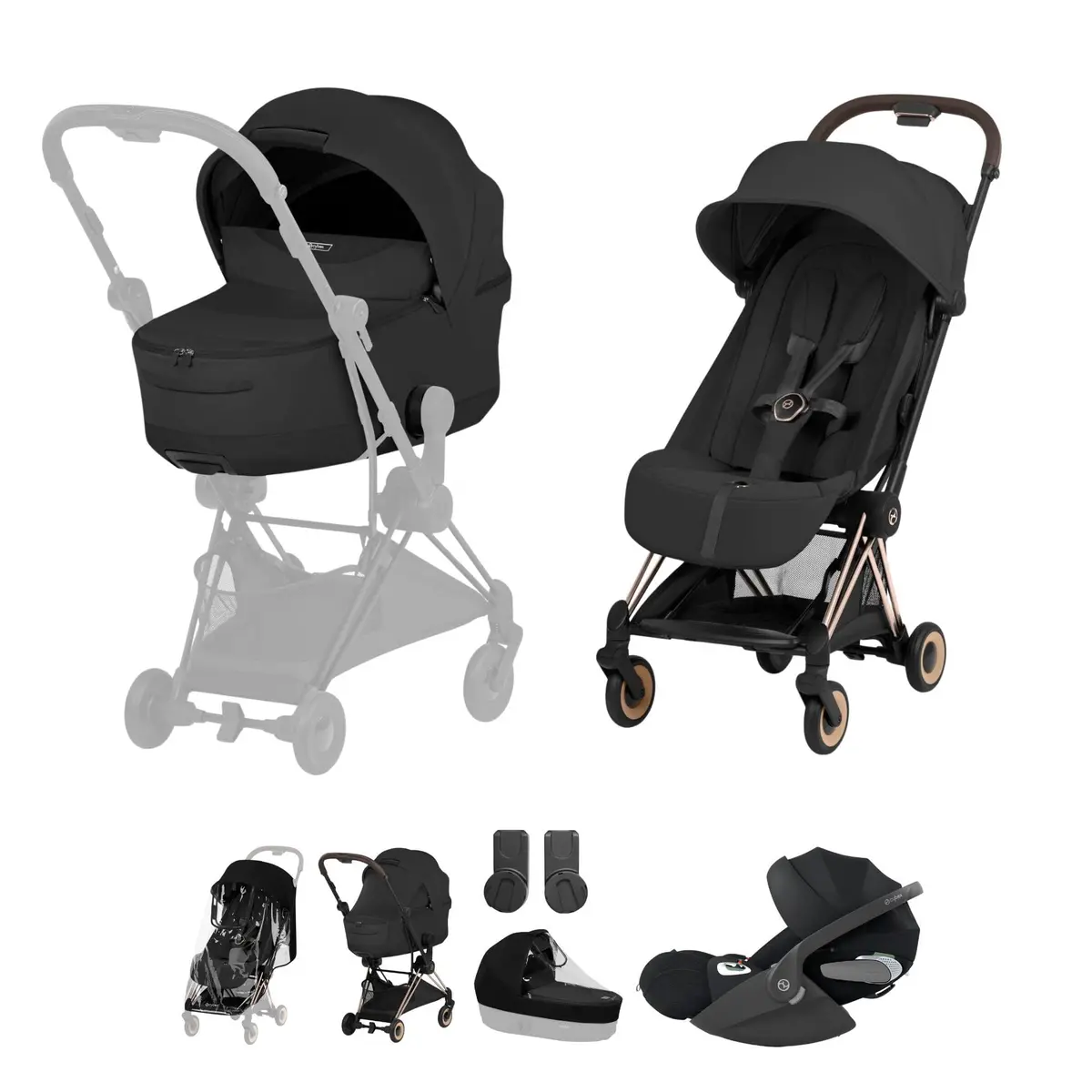 Cybex Coya Ultimate Bundle - Style Collection - Sepia Black 6