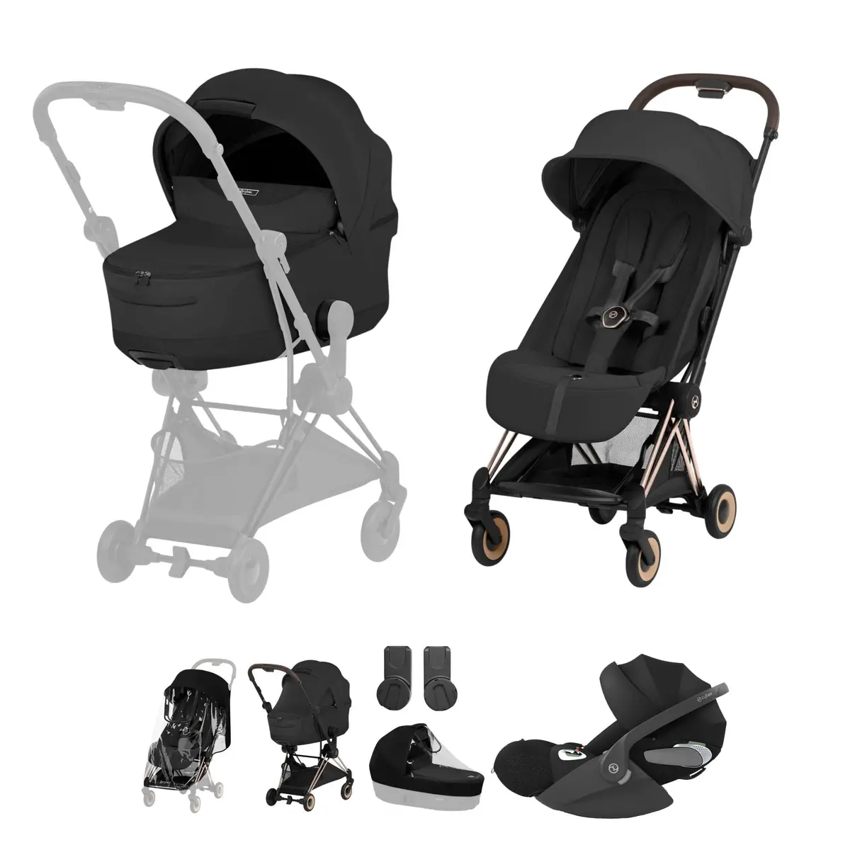 Cybex Coya Ultimate Bundle - Style Collection - Sepia Black 5