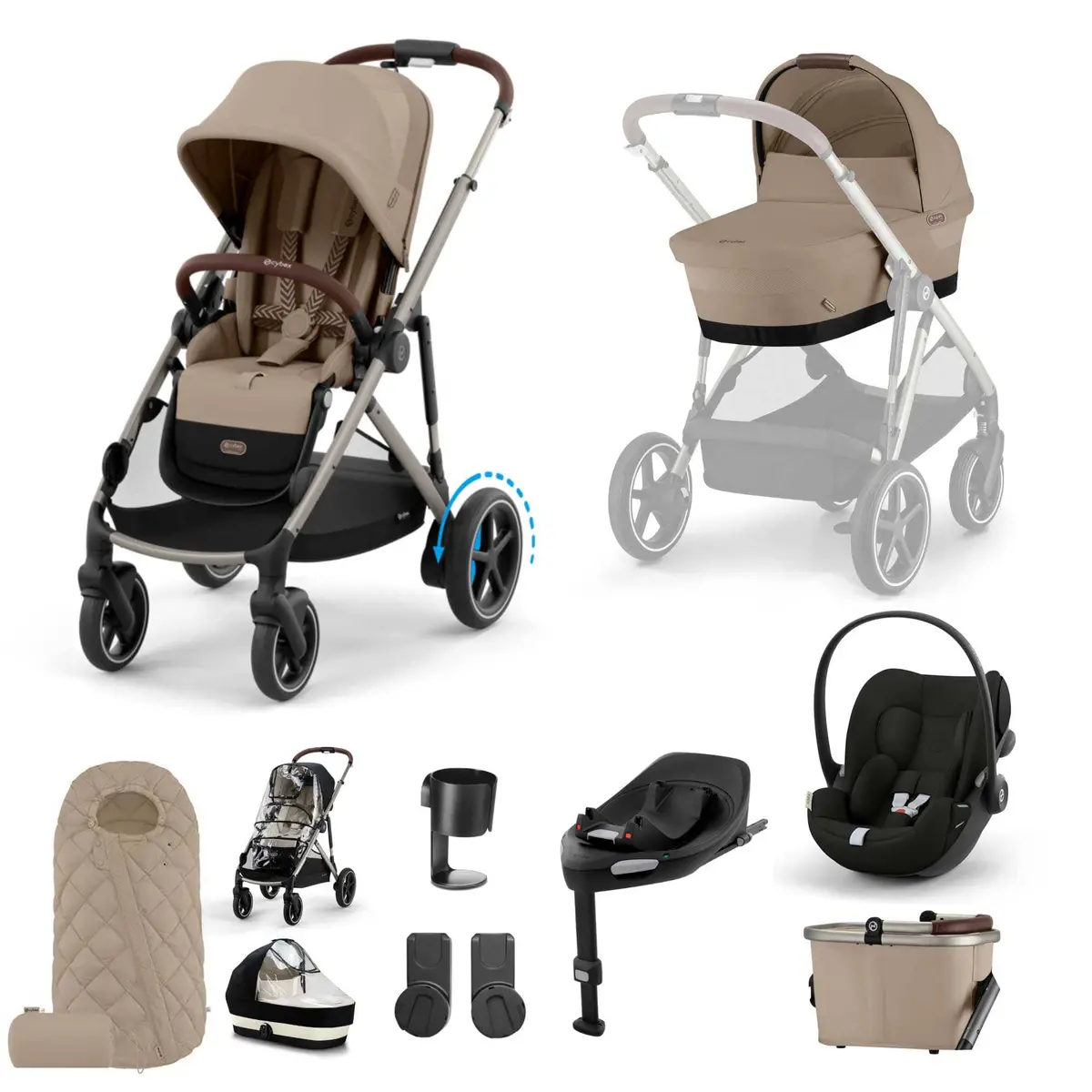 Cybex Egazelle S Luxury Kit - Almond Beige 2