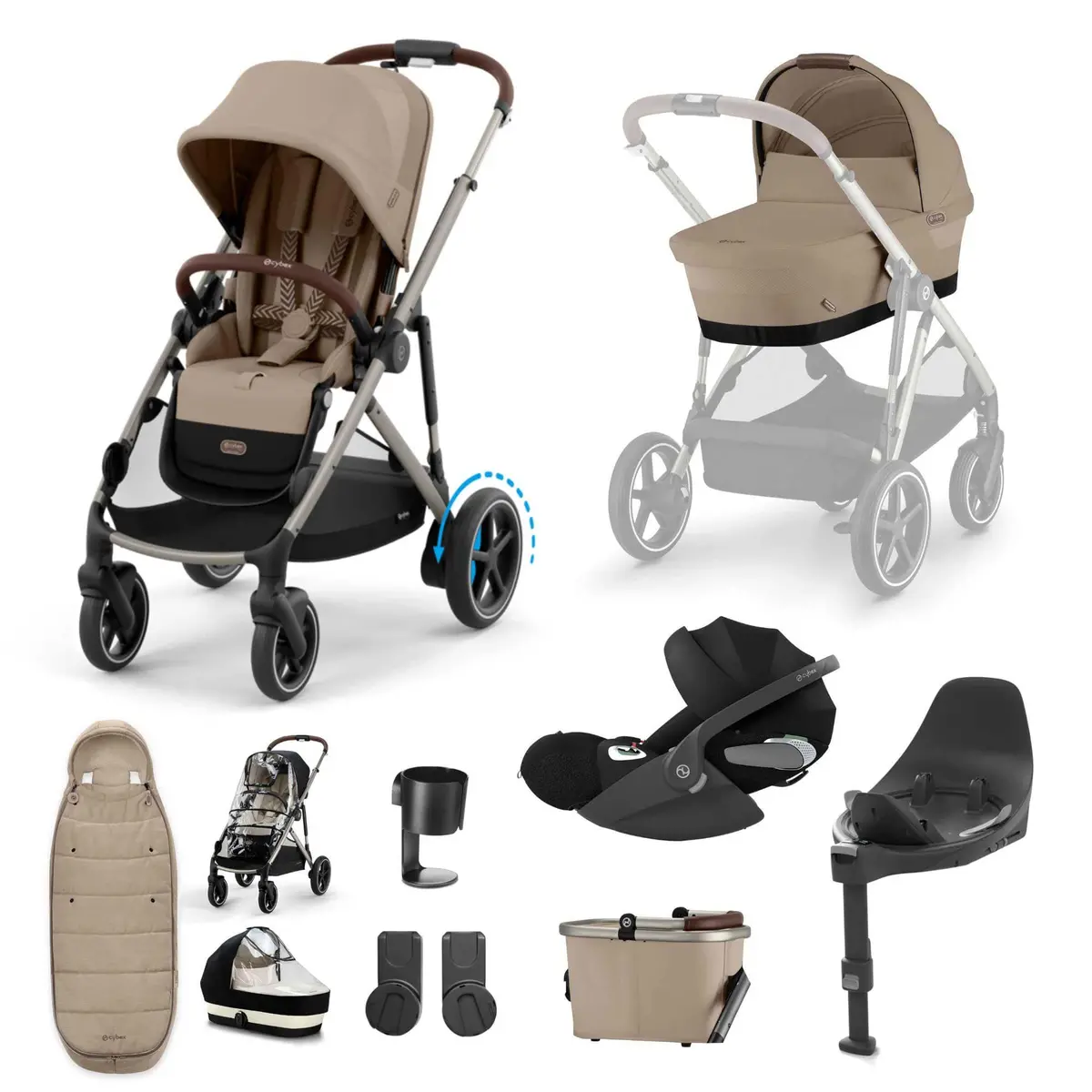 Cybex Egazelle S Luxury Kit - Almond Beige 3