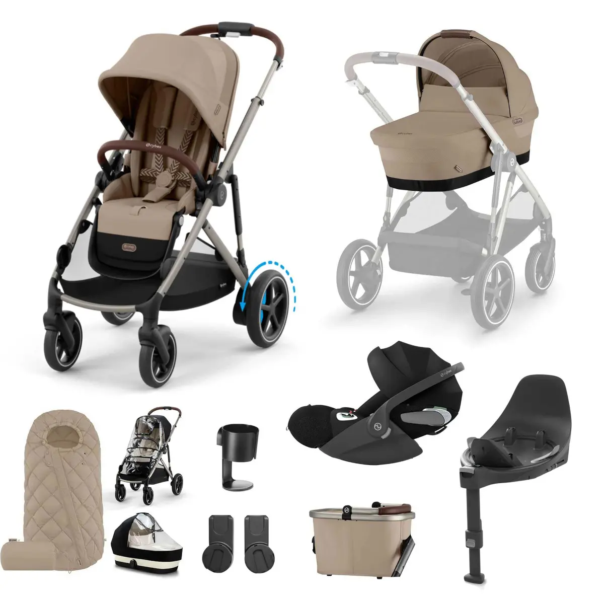 Cybex Egazelle S Luxury Kit - Almond Beige 4