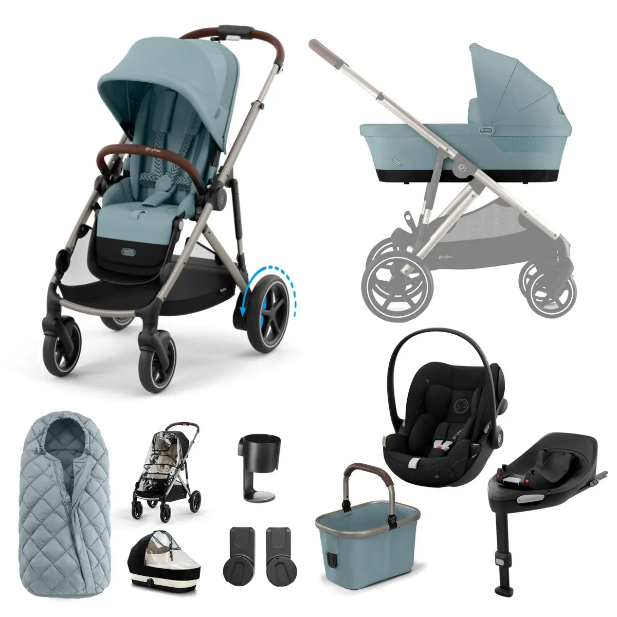 Cybex Egazelle S Luxury Kit - Stormy Blue 2