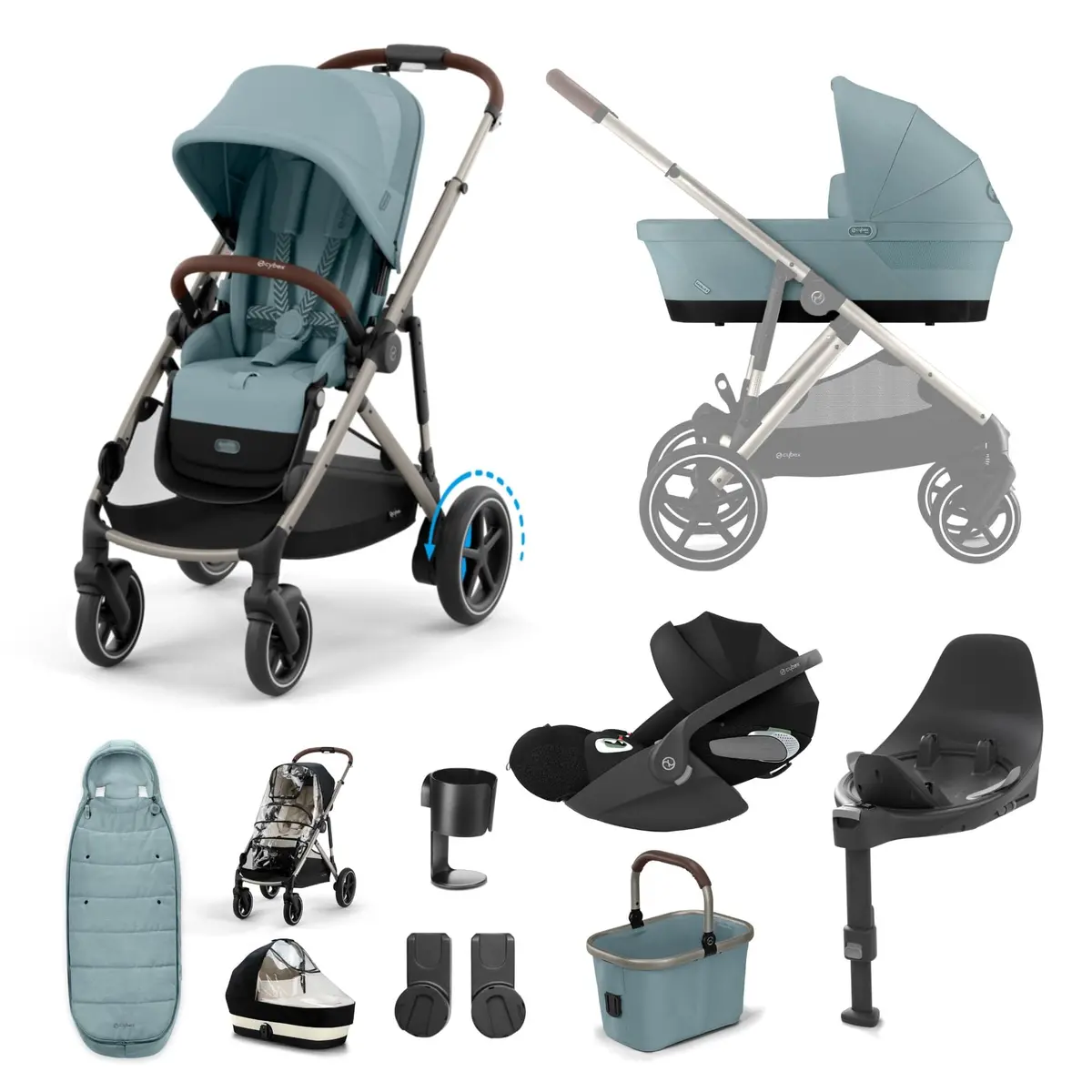 Cybex Egazelle S Luxury Kit - Stormy Blue 3