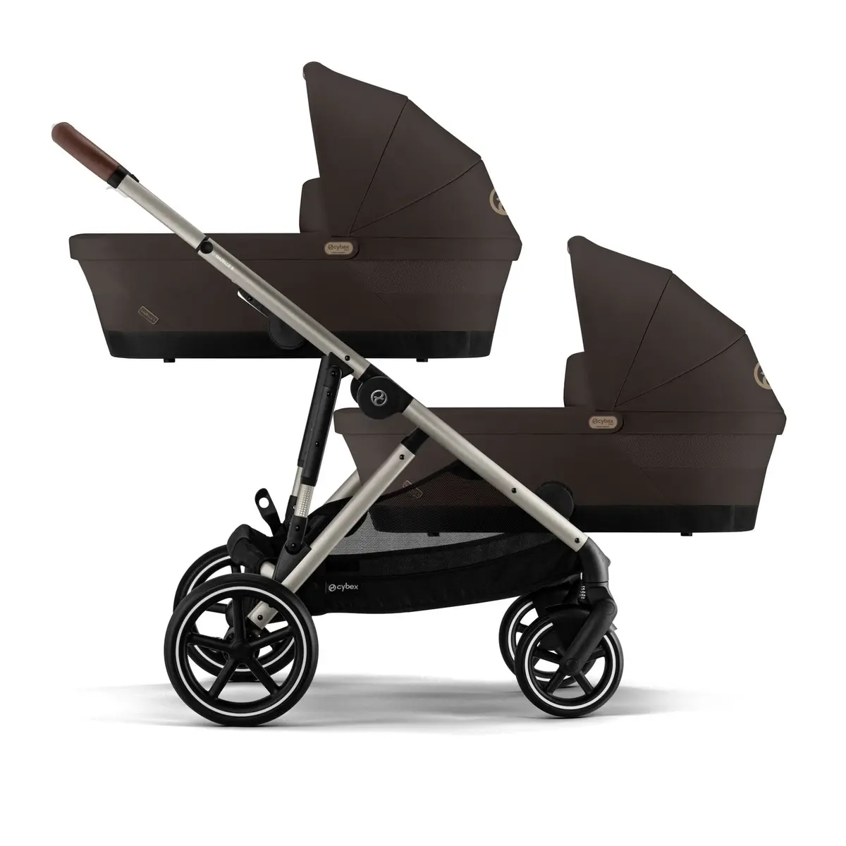 Cybex Egazelle S Twin Luxury Pushchair Bundle - Chocolate Brown 3
