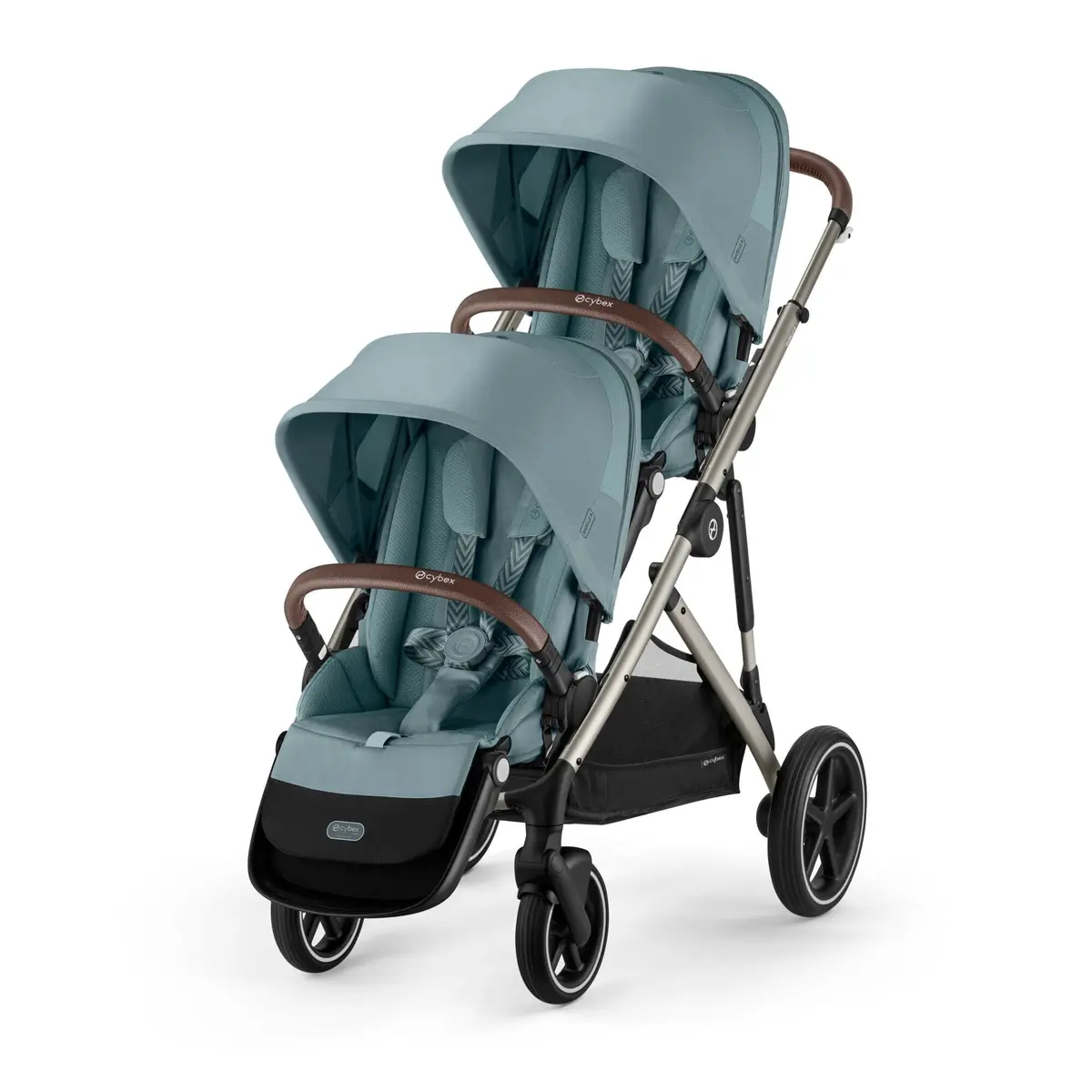 Cybex Egazelle S Twin Luxury Pushchair Bundle - Stormy Blue 2