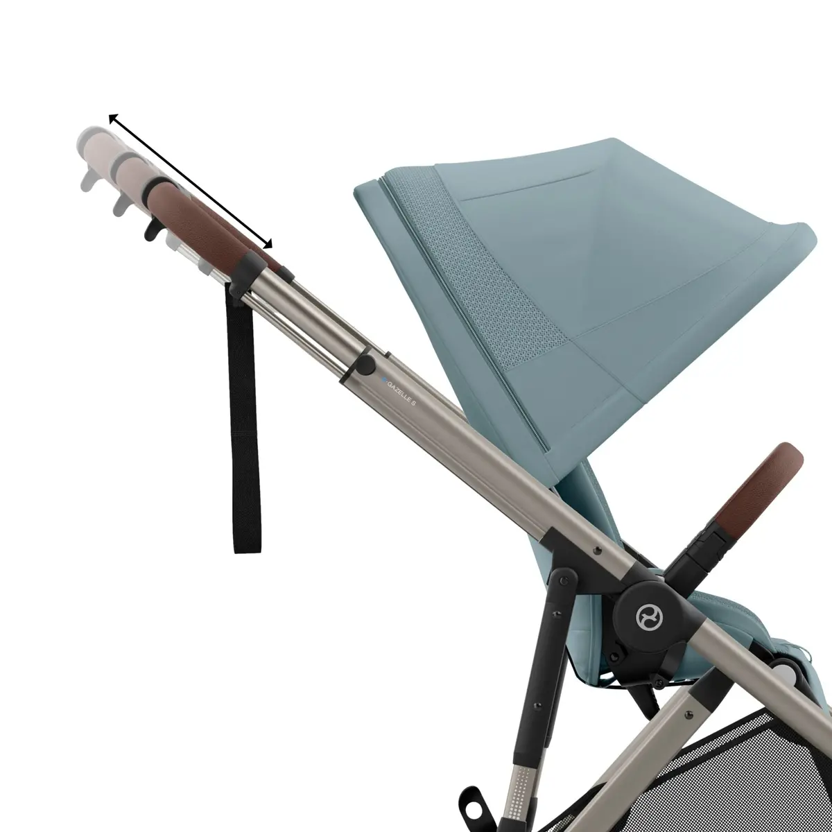 Cybex Egazelle S Twin Luxury Pushchair Bundle - Stormy Blue 8