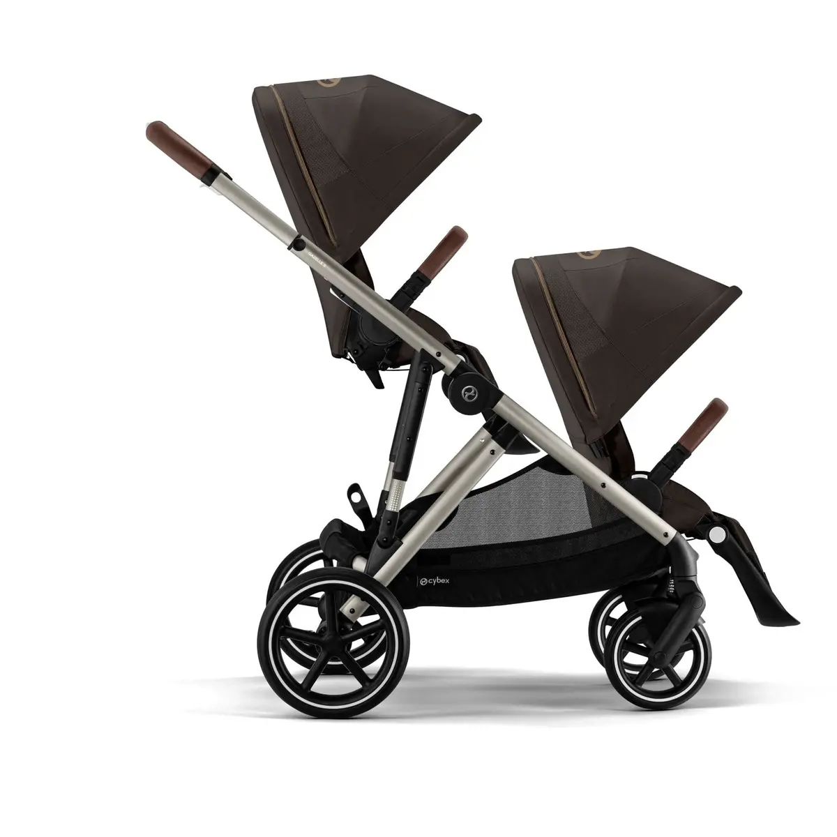 Cybex Gazelle S Twin Luxury Pushchair Bundle - Chocolate Brown 3