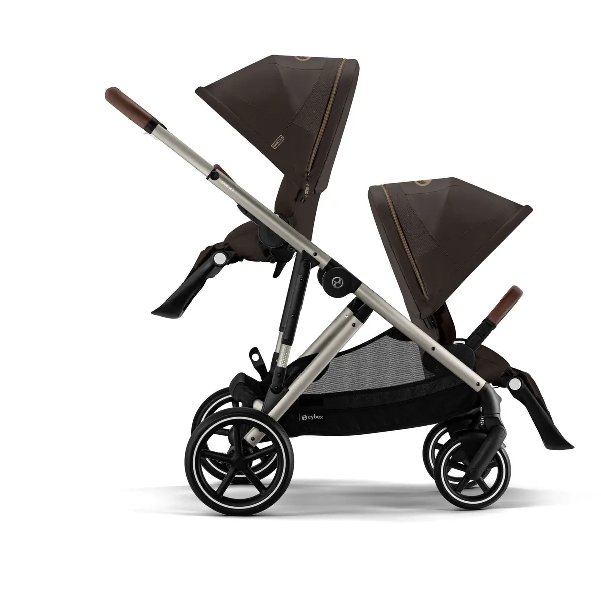 Cybex Gazelle S Twin Luxury Pushchair Bundle - Chocolate Brown 4