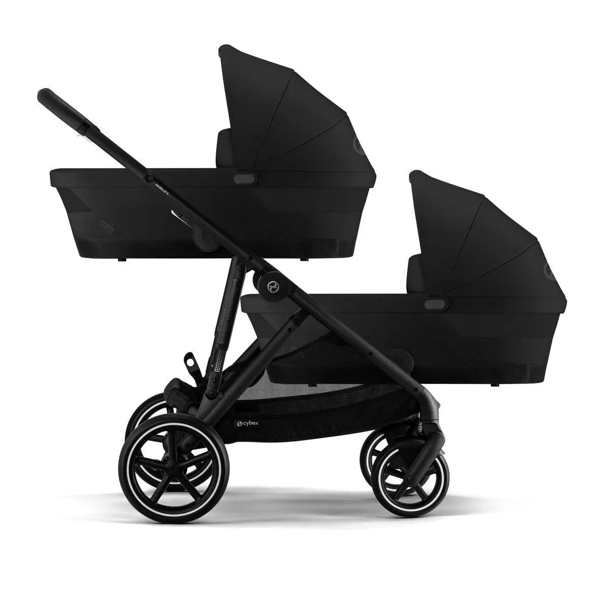 Cybex Gazelle S Twin Luxury Pushchair Bundle - Moon Black 5