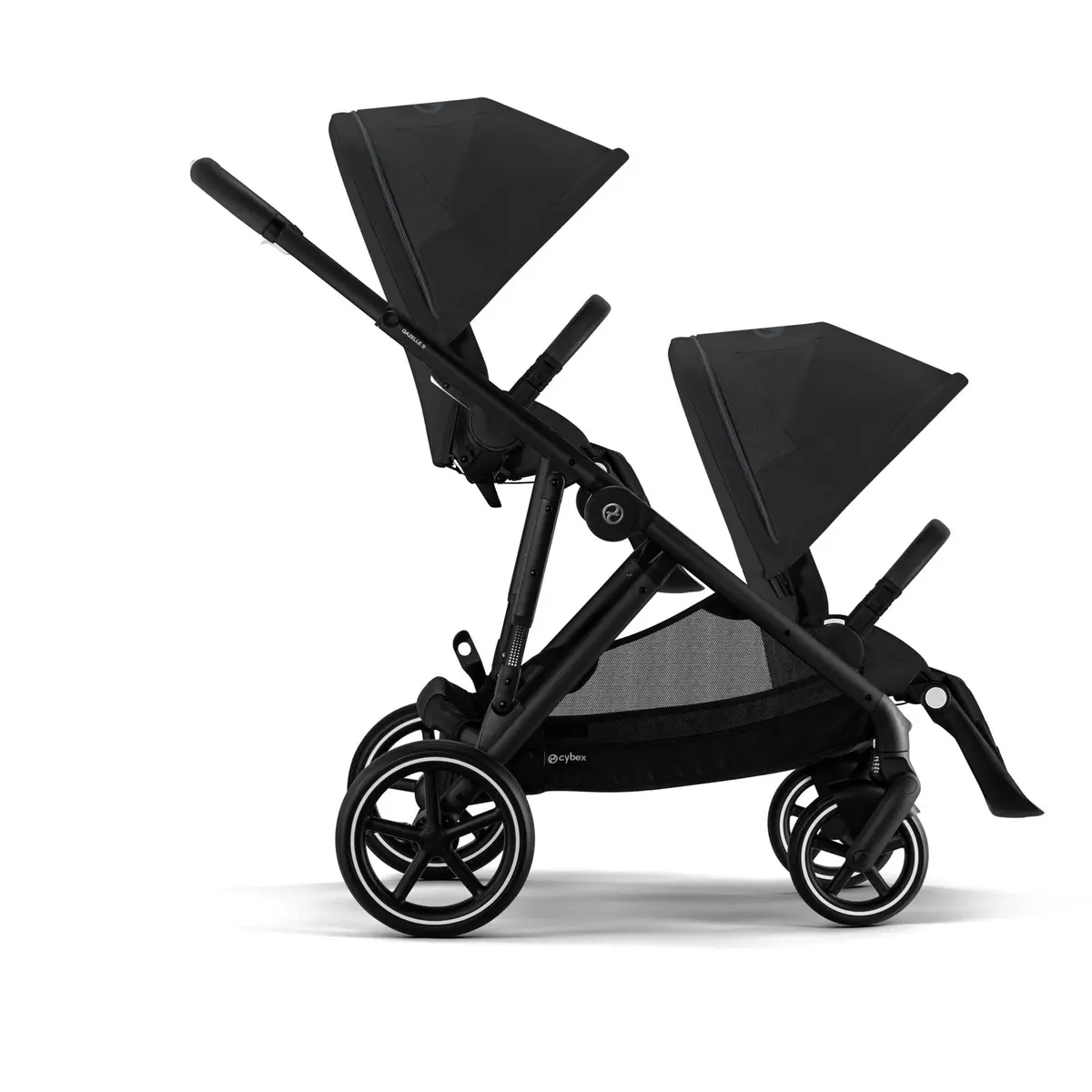 Cybex Gazelle S Twin Luxury Pushchair Bundle - Moon Black 4