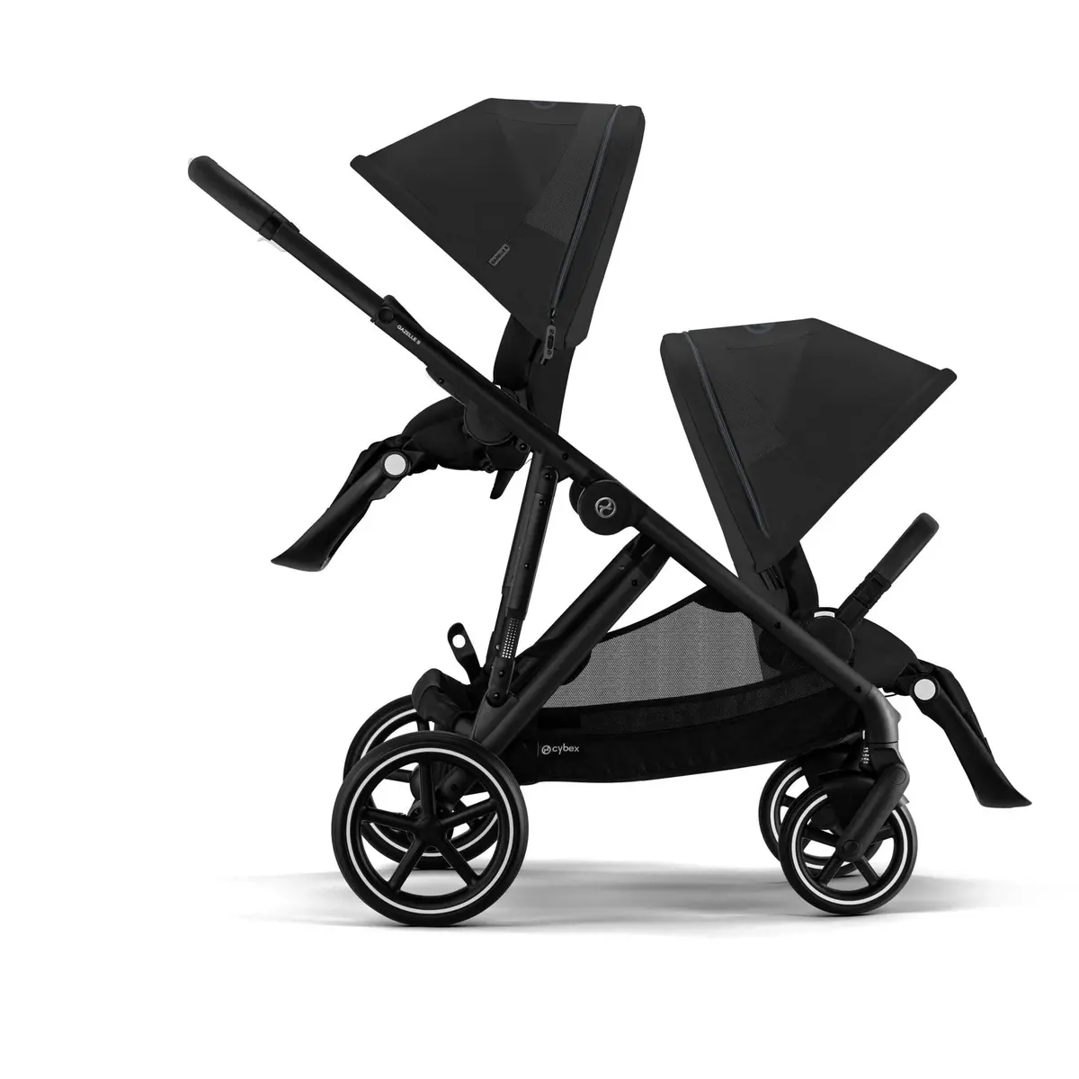 Cybex Gazelle S Twin Luxury Pushchair Bundle - Moon Black 3