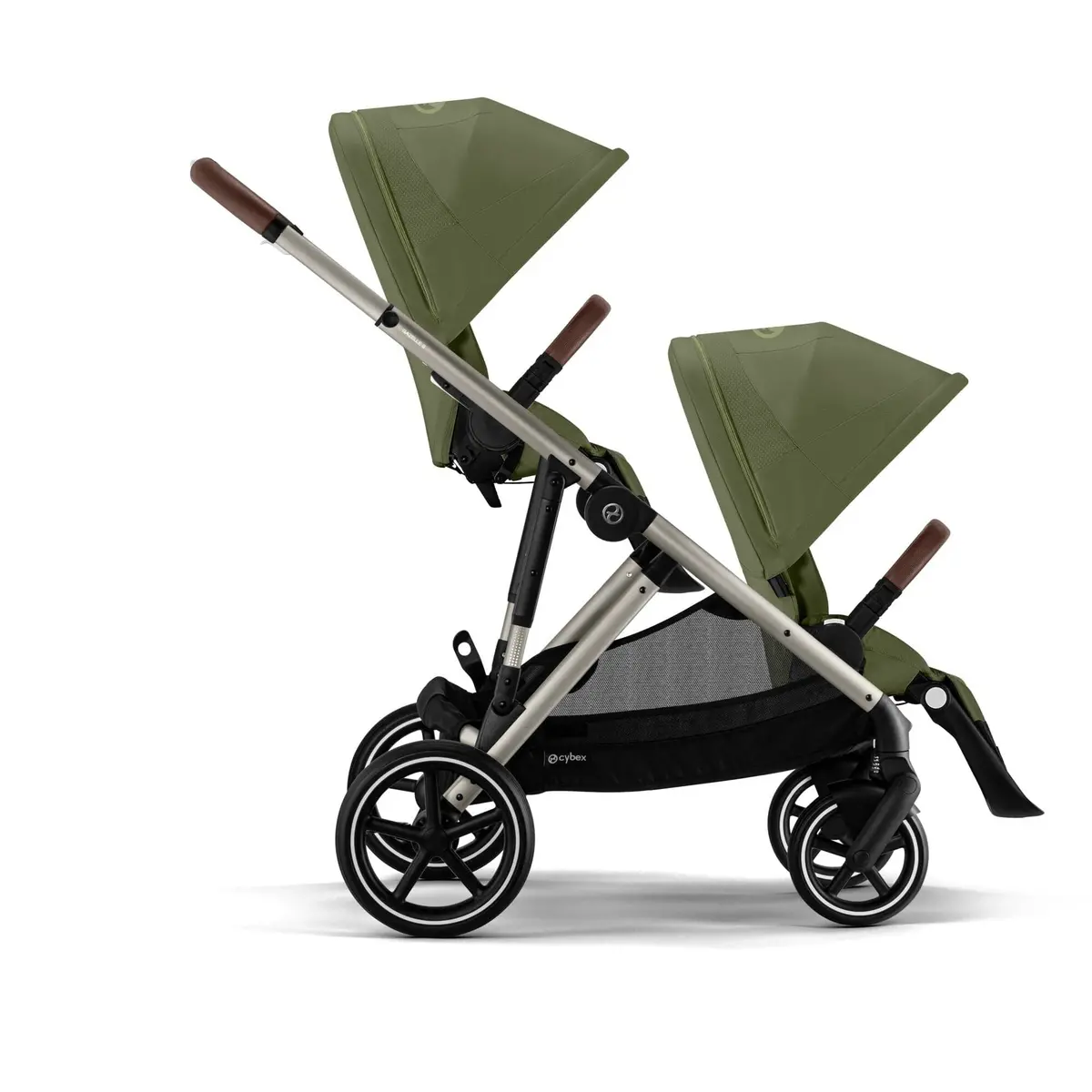 Cybex Gazelle S Twin Luxury Pushchair Bundle - Moss Green 5