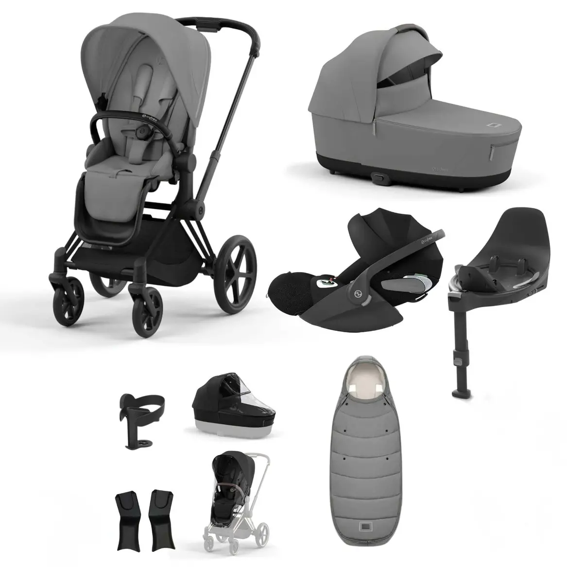Cybex Priam Essential Travel Bundle - Mirage Grey 5
