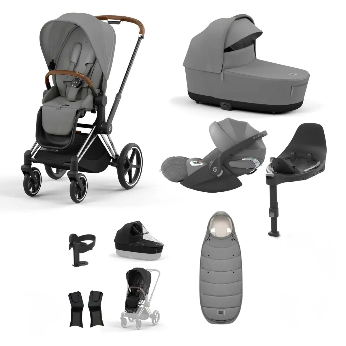 Cybex Priam Essential Travel Bundle - Mirage Grey 4