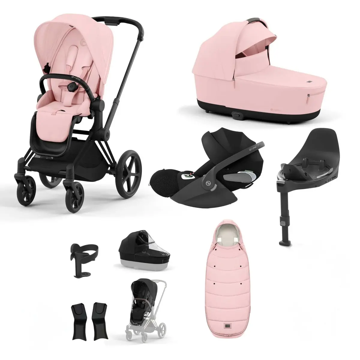 Cybex Priam Essential Travel Bundle - Peach Pink 5