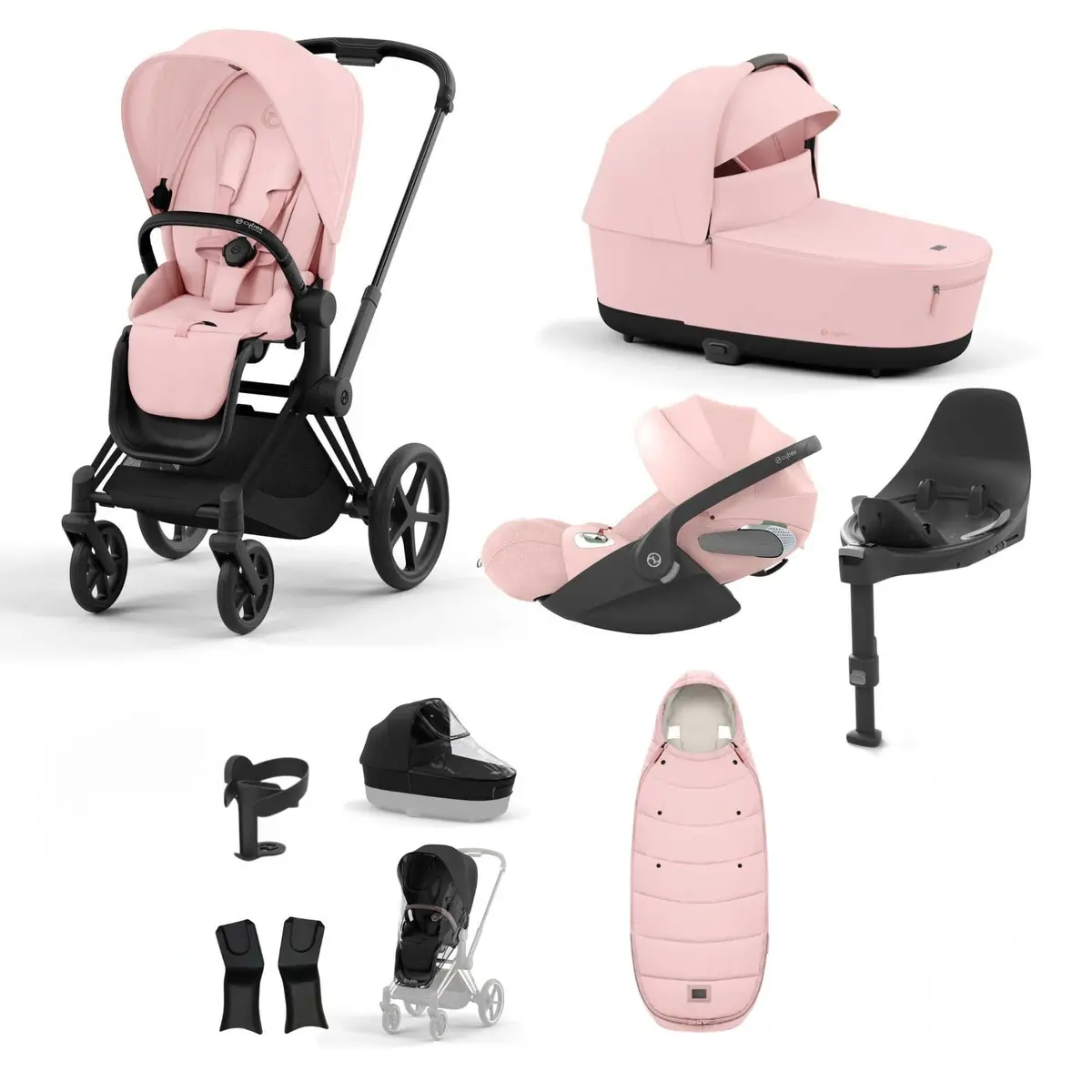 Cybex Priam Essential Travel Bundle - Peach Pink 6